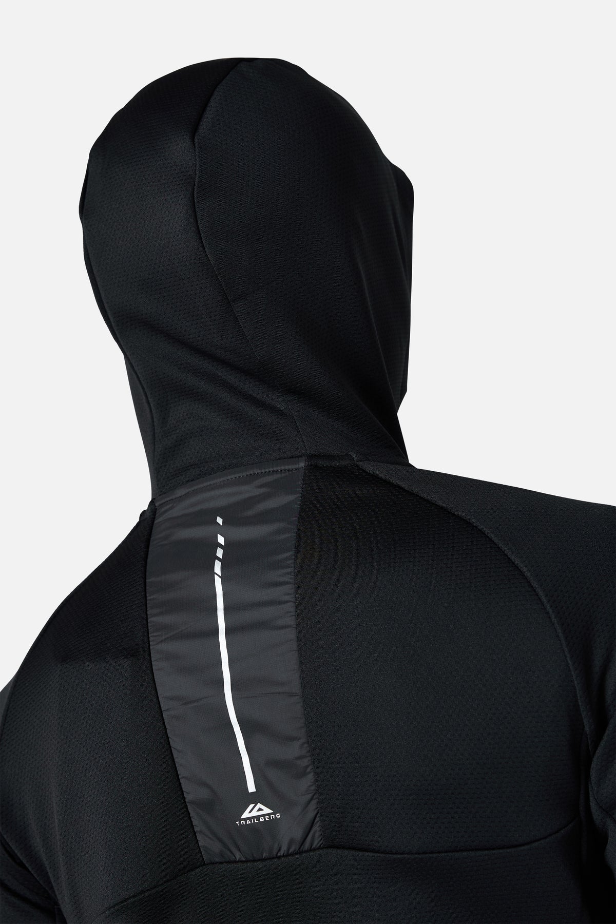 Boys Sprintline Full Zip Hood - Black