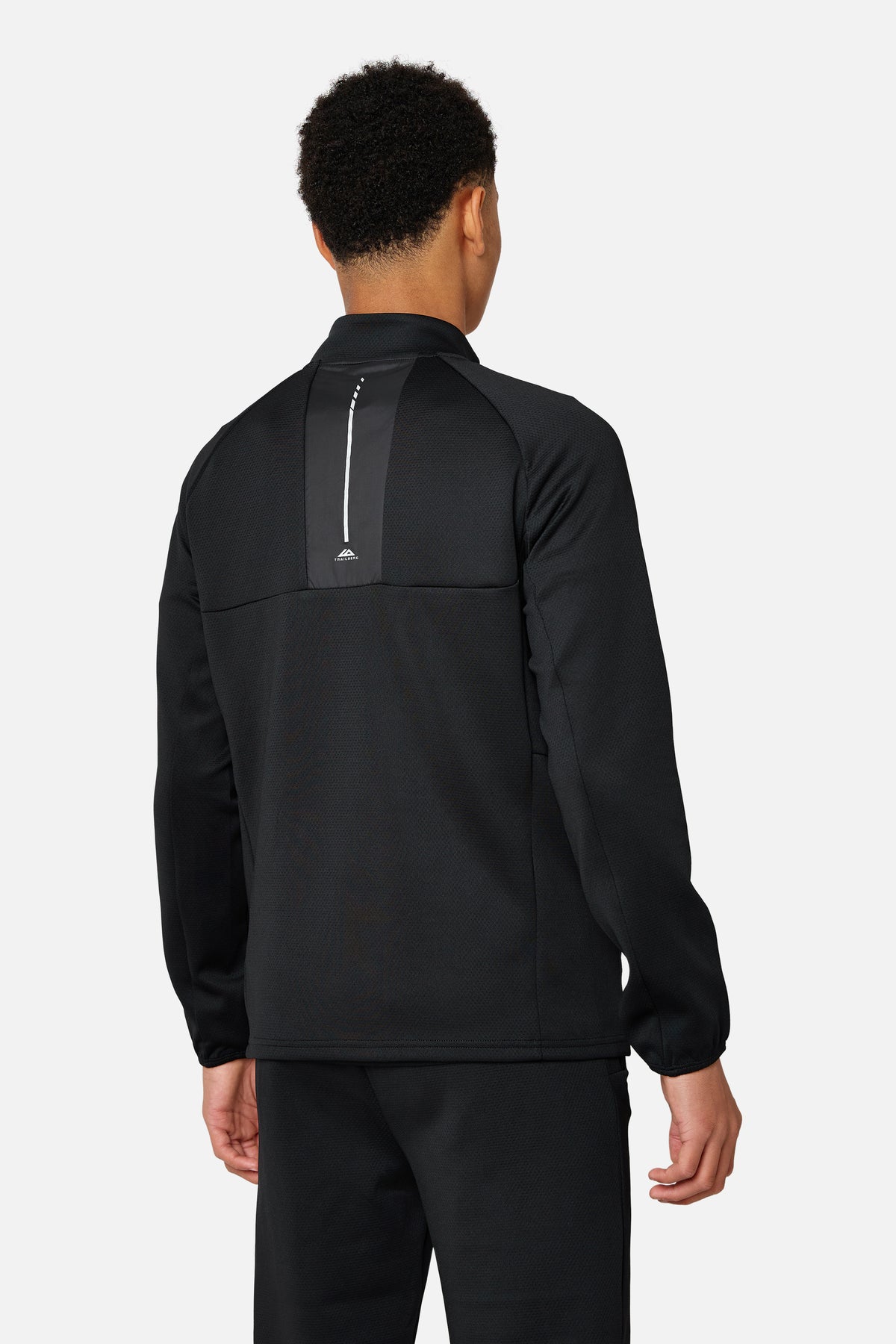 Boys Sprintline 1/4 Zip - Black