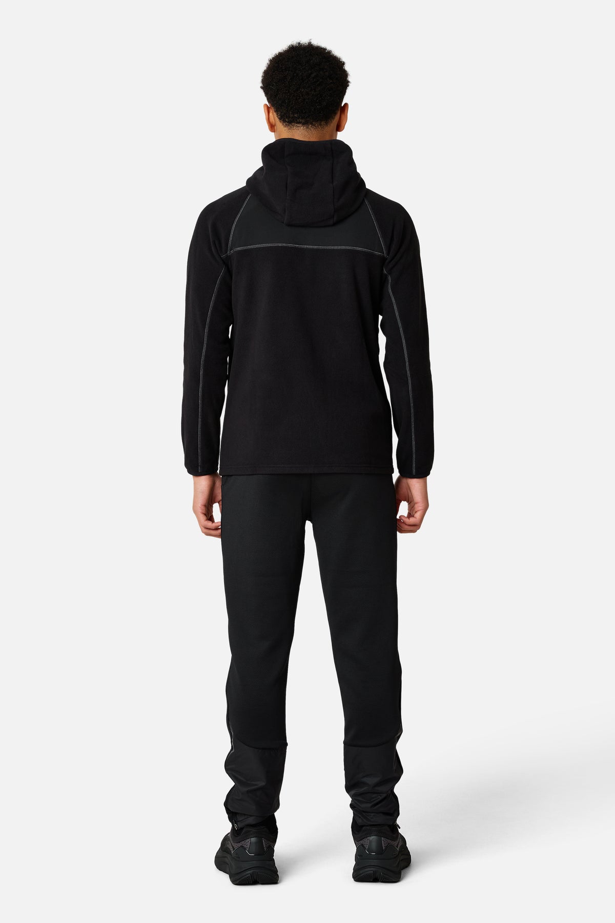Boys Windcrest Microfleece Hood - Black