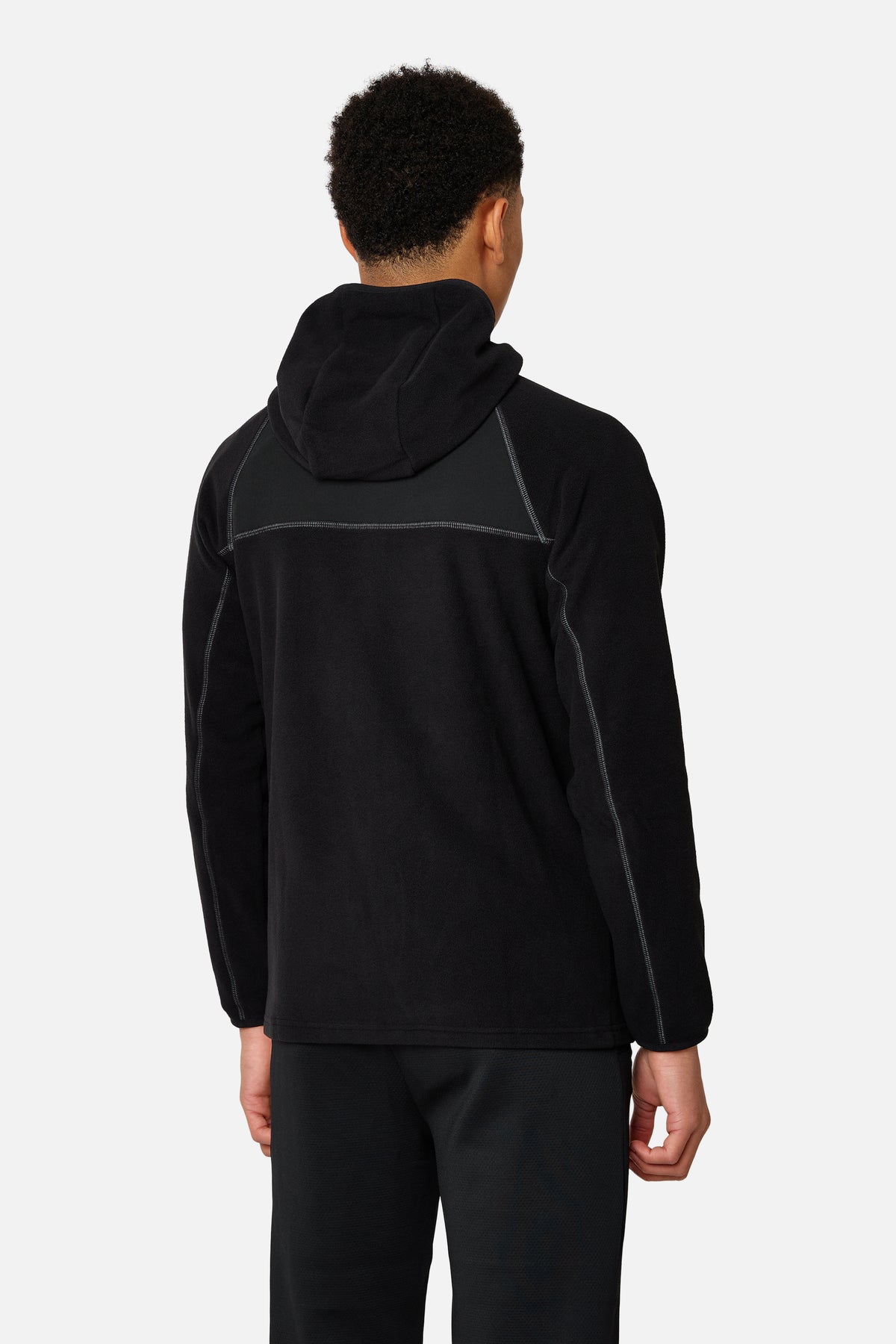 Boys Windcrest Microfleece Hood - Black
