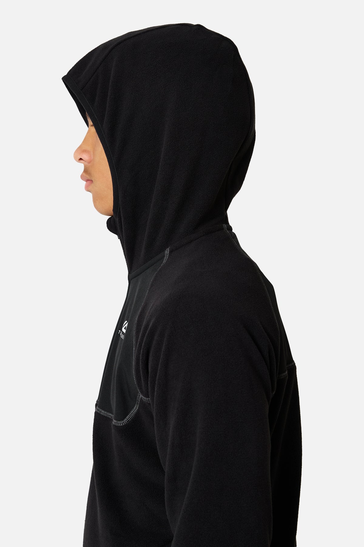 Boys Windcrest Microfleece Hood - Black