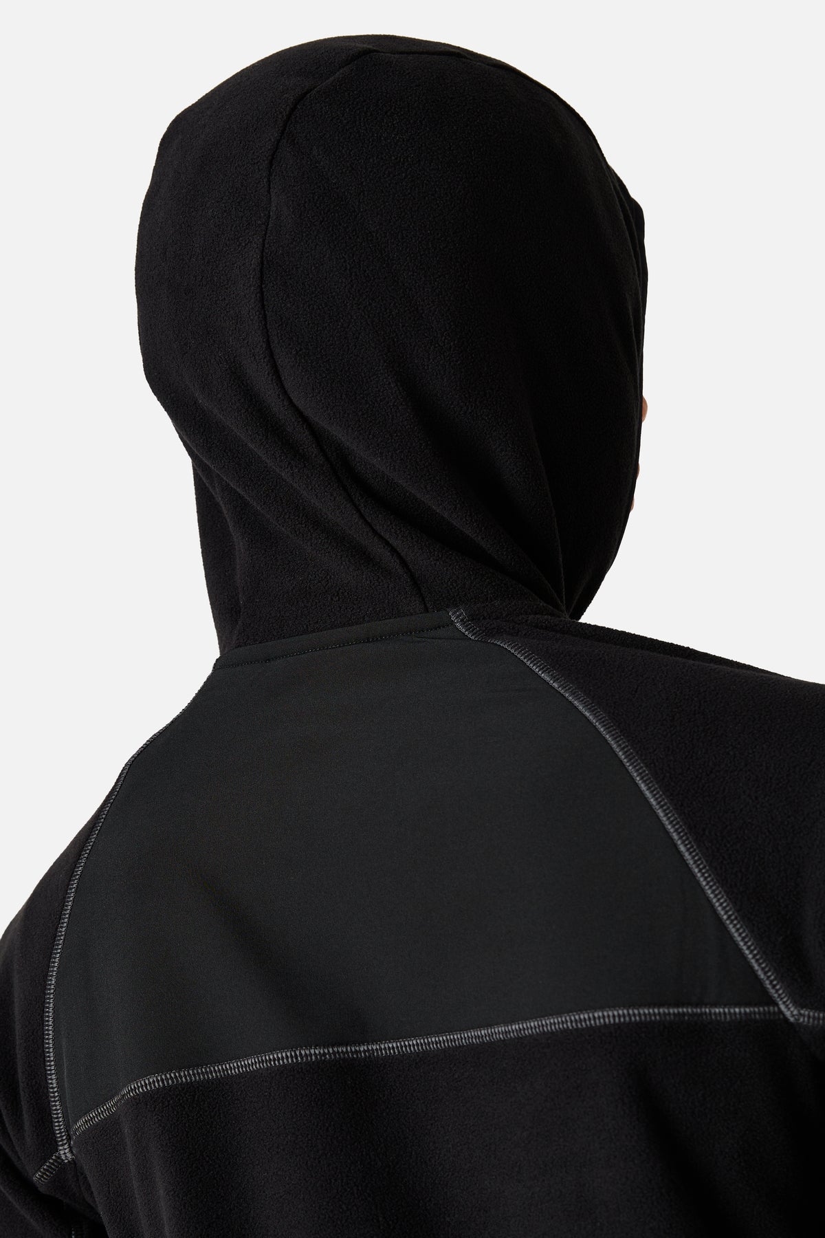 Boys Windcrest Microfleece Hood - Black