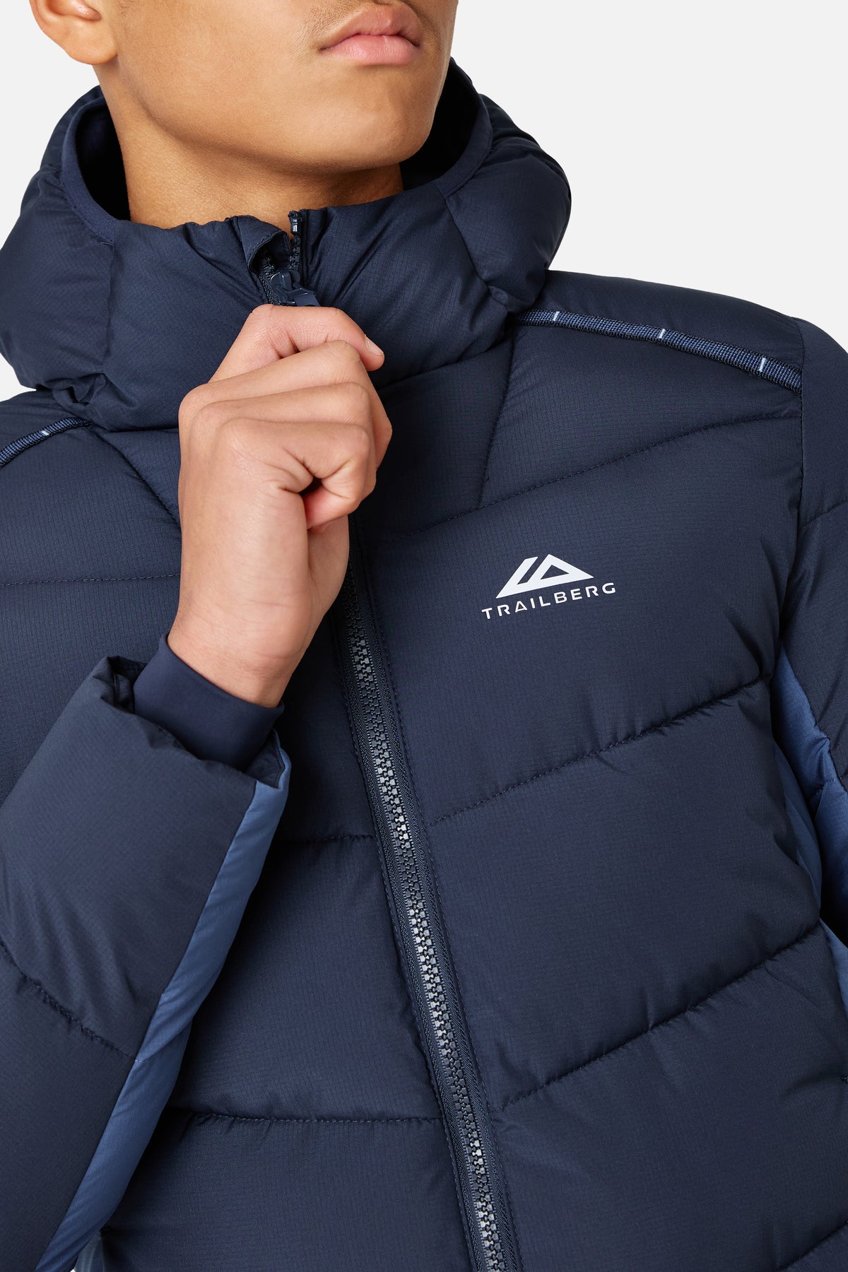 Boys Triathlon Peak Insulated Jacket - Storm Blue/ Midnight Blue