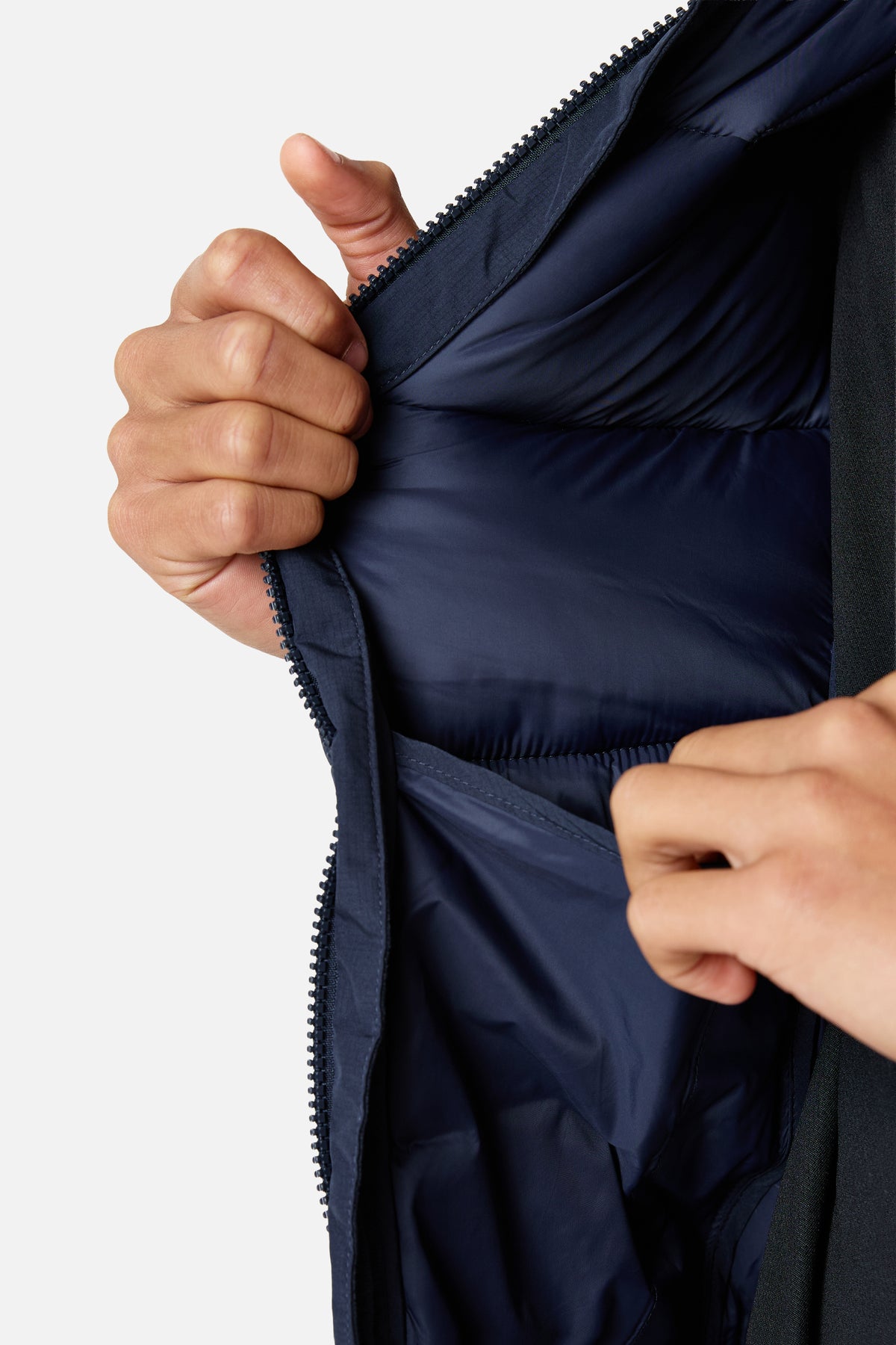 Boys Triathlon Peak Insulated Jacket - Storm Blue/ Midnight Blue