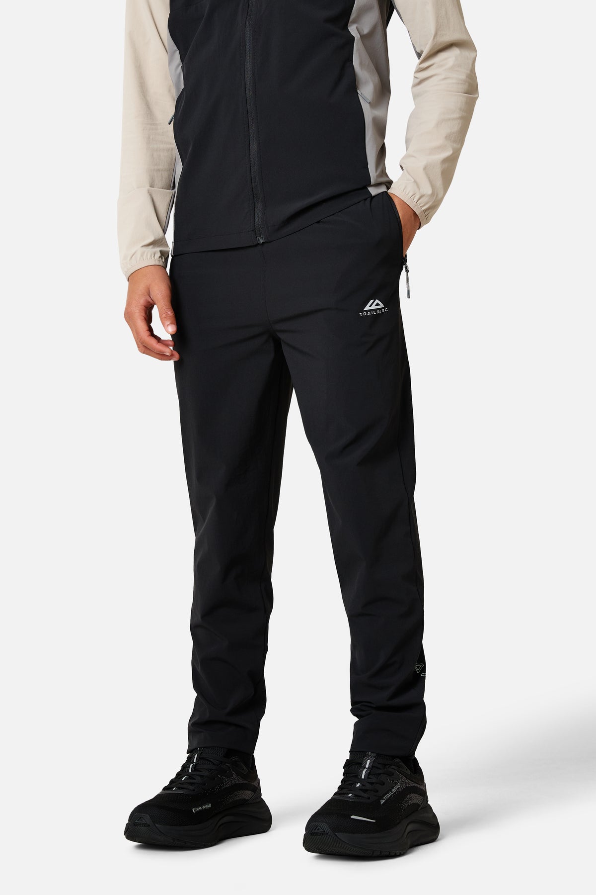 Boys Triathlon 4.0 Pant - Black/ Raw Linen/ Ironstone