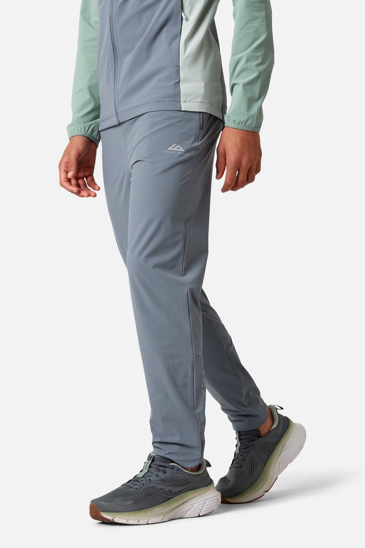 Boys Triathlon 4.0 Pant - Ash Grey/ Willow Green