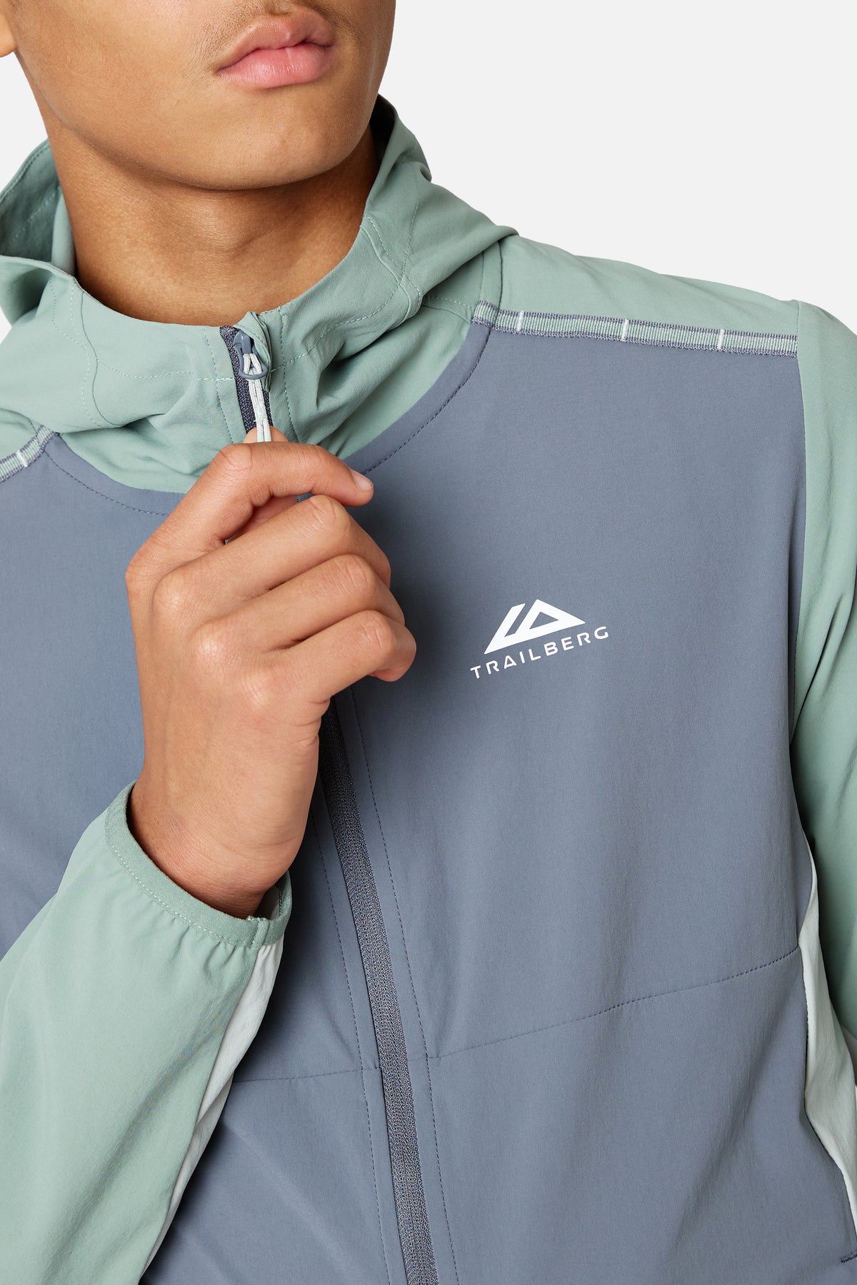 Boys Triathlon 4.0 Hood - Ash Grey/Willow Green/ Ash