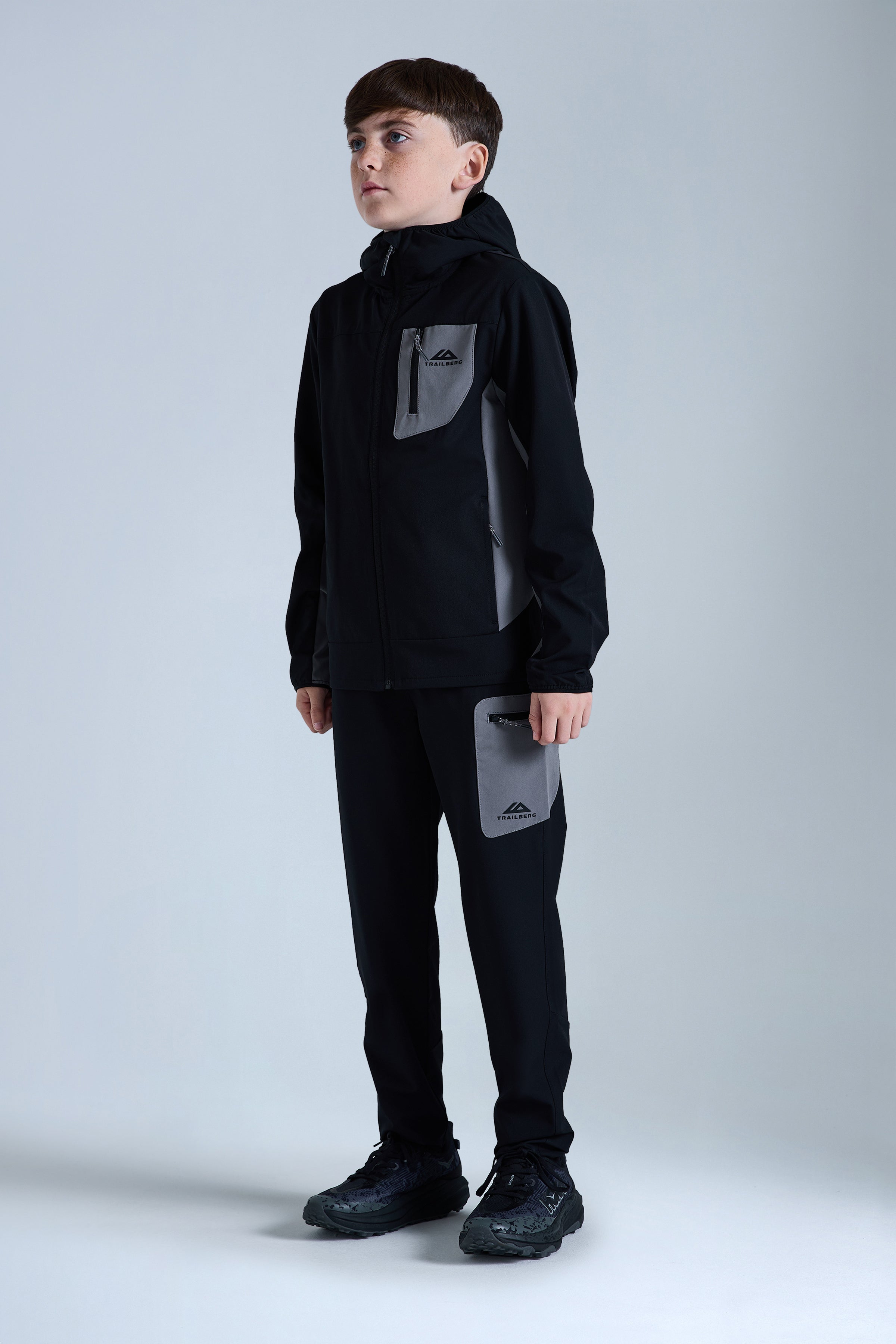 Boys Venture Outdoor Pant - Black/Urban Smoke