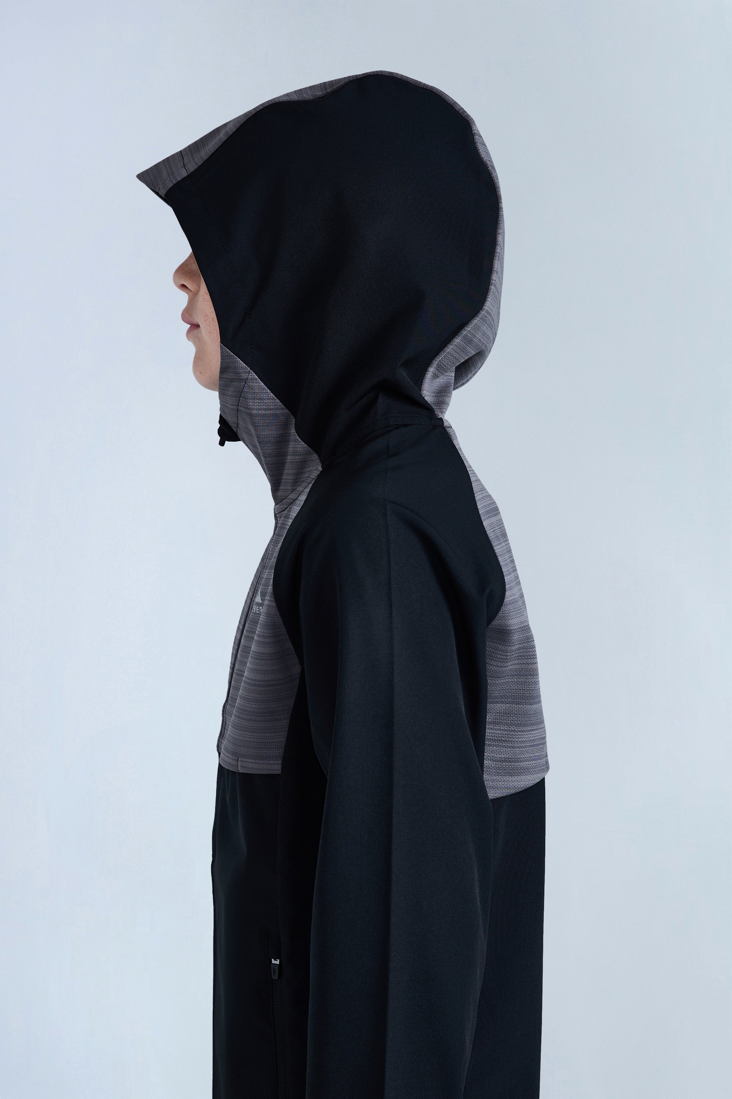 Boys Cloud 2.0 Hood - Black/Urban Smoke