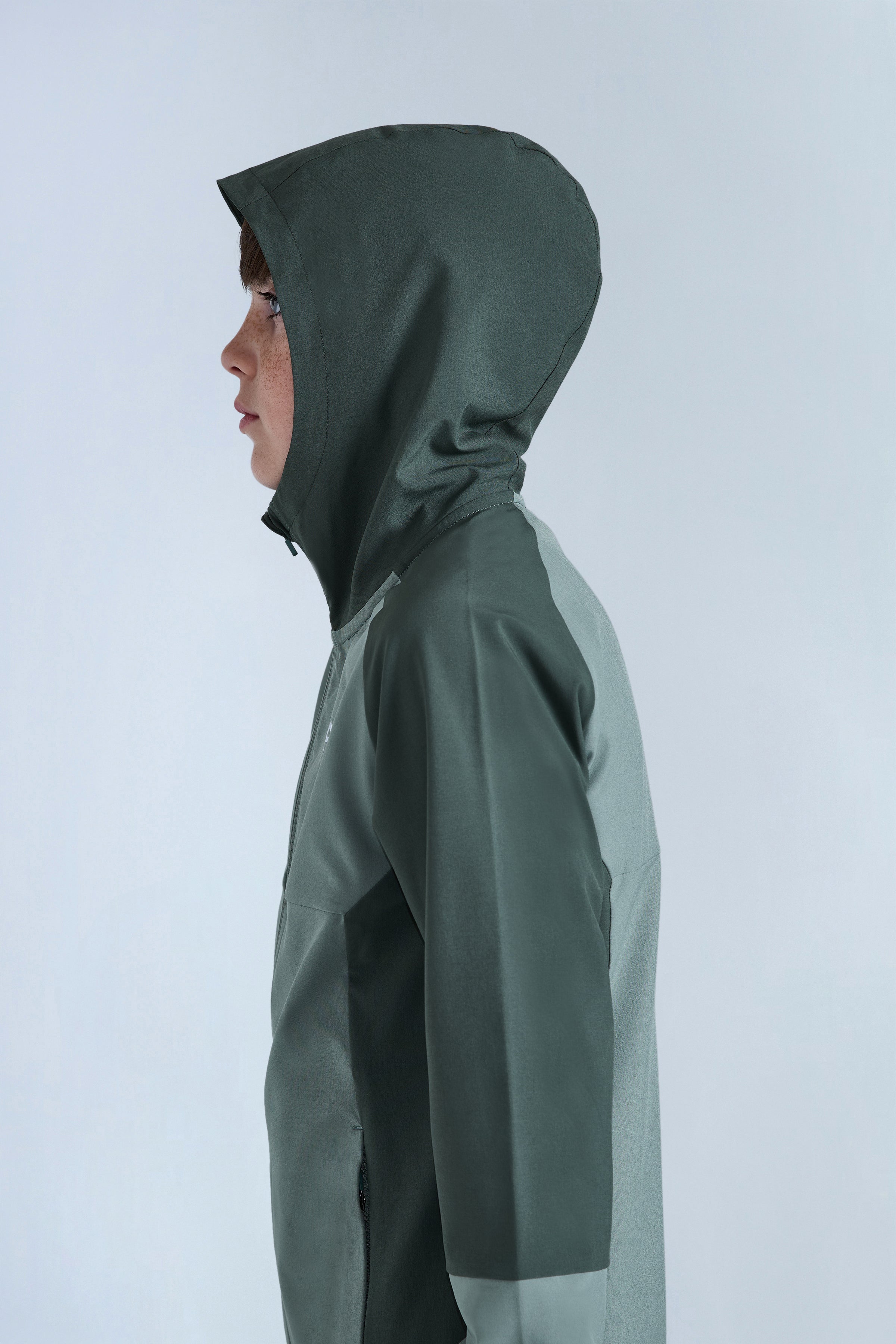 Boys Essentials Hood - Tidal Green/Dark Fern