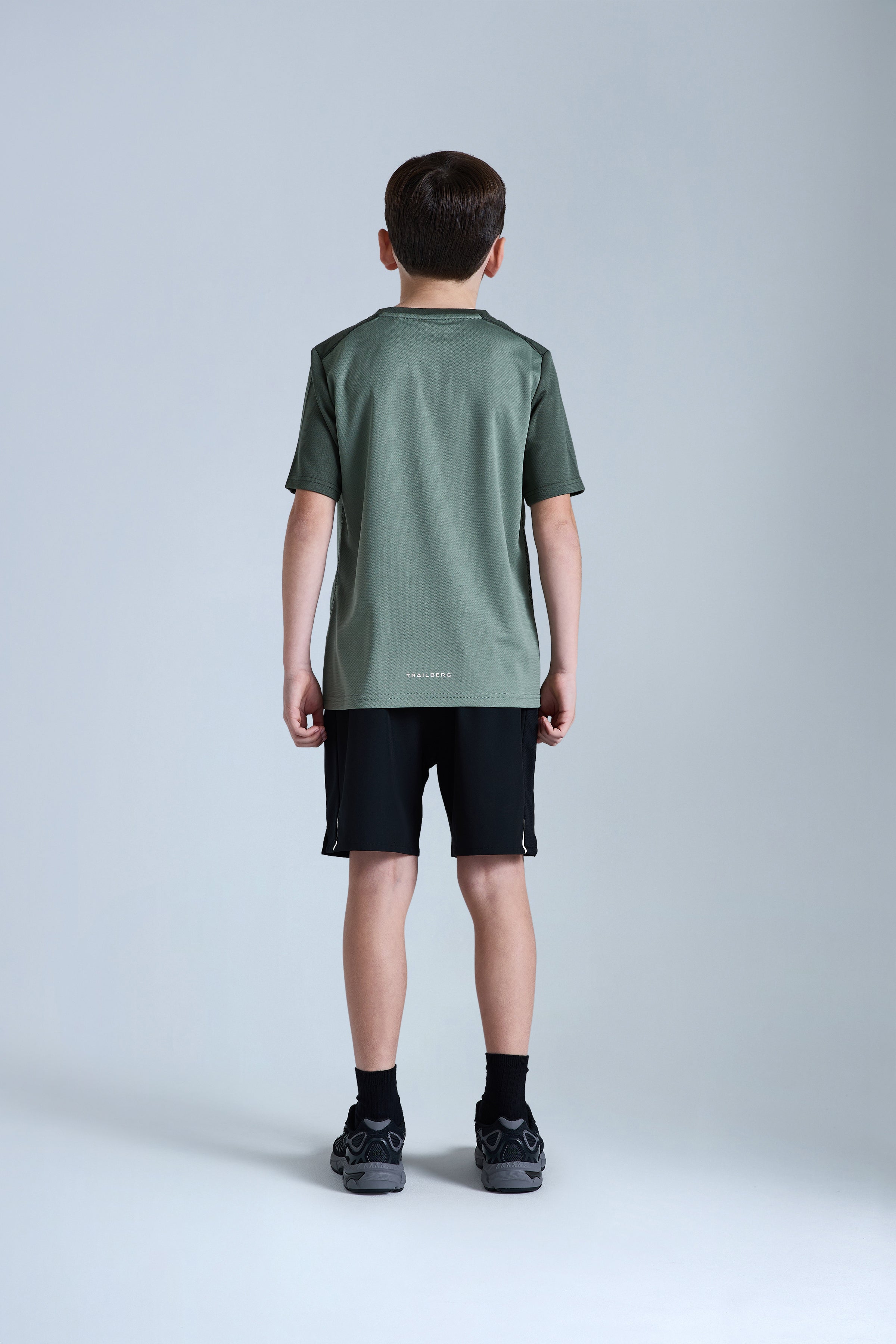 Boys Essentials Tee - Tidal Green/Dark Fern