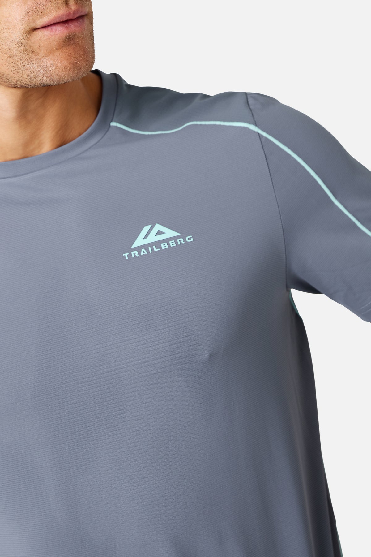 Momentum Twinset - Ash Grey/ Celeste