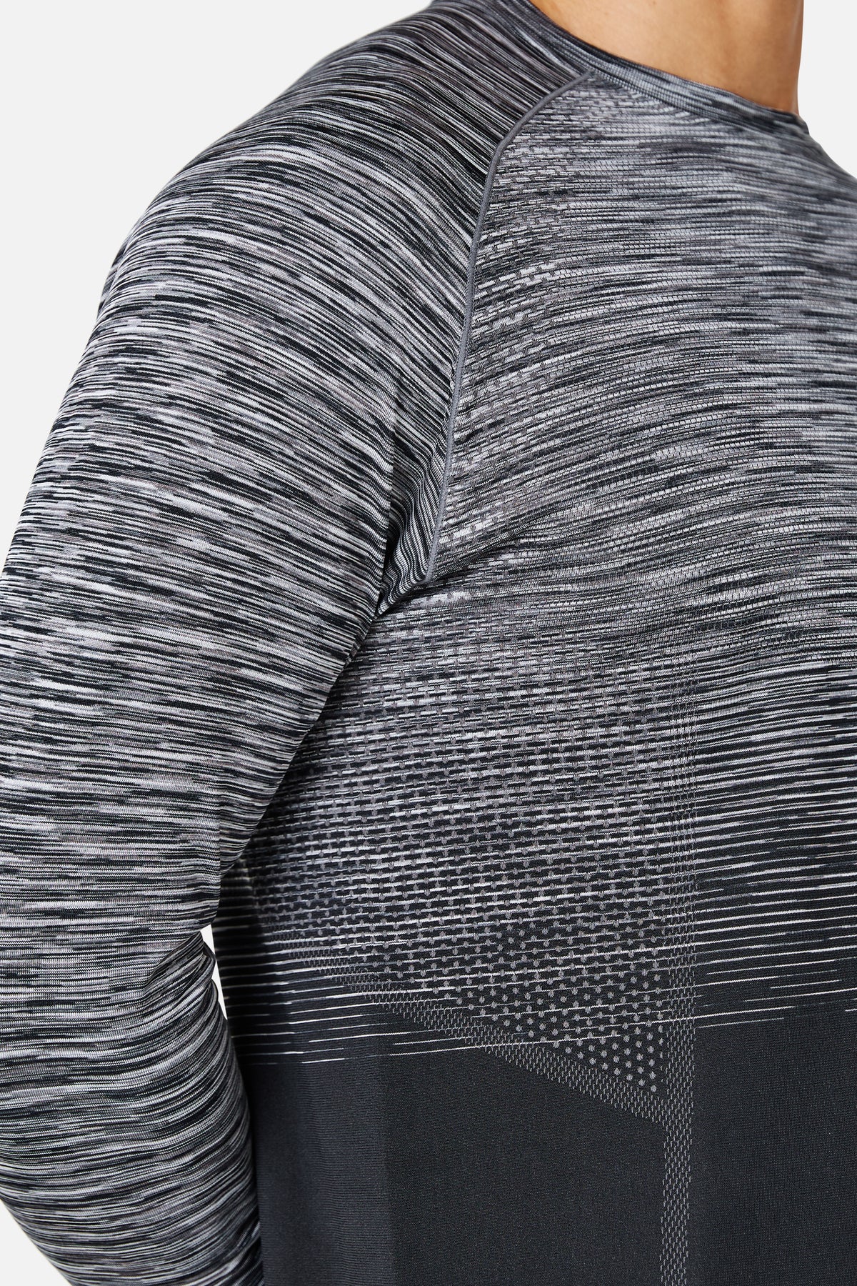 Arc Long Sleeve Twinset - Black/Moon Grey
