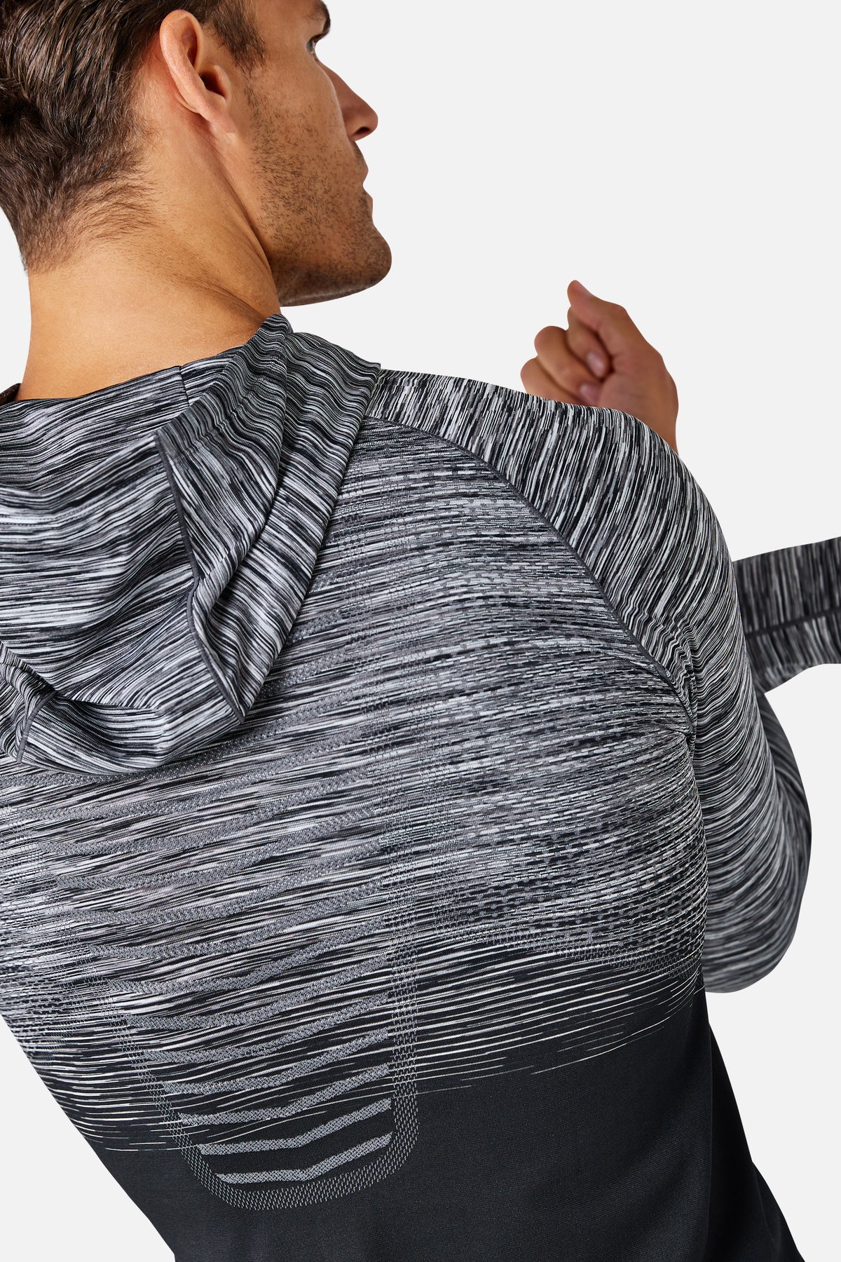 Arc Seamless Hood - Black/Moon Grey/Urban Smoke