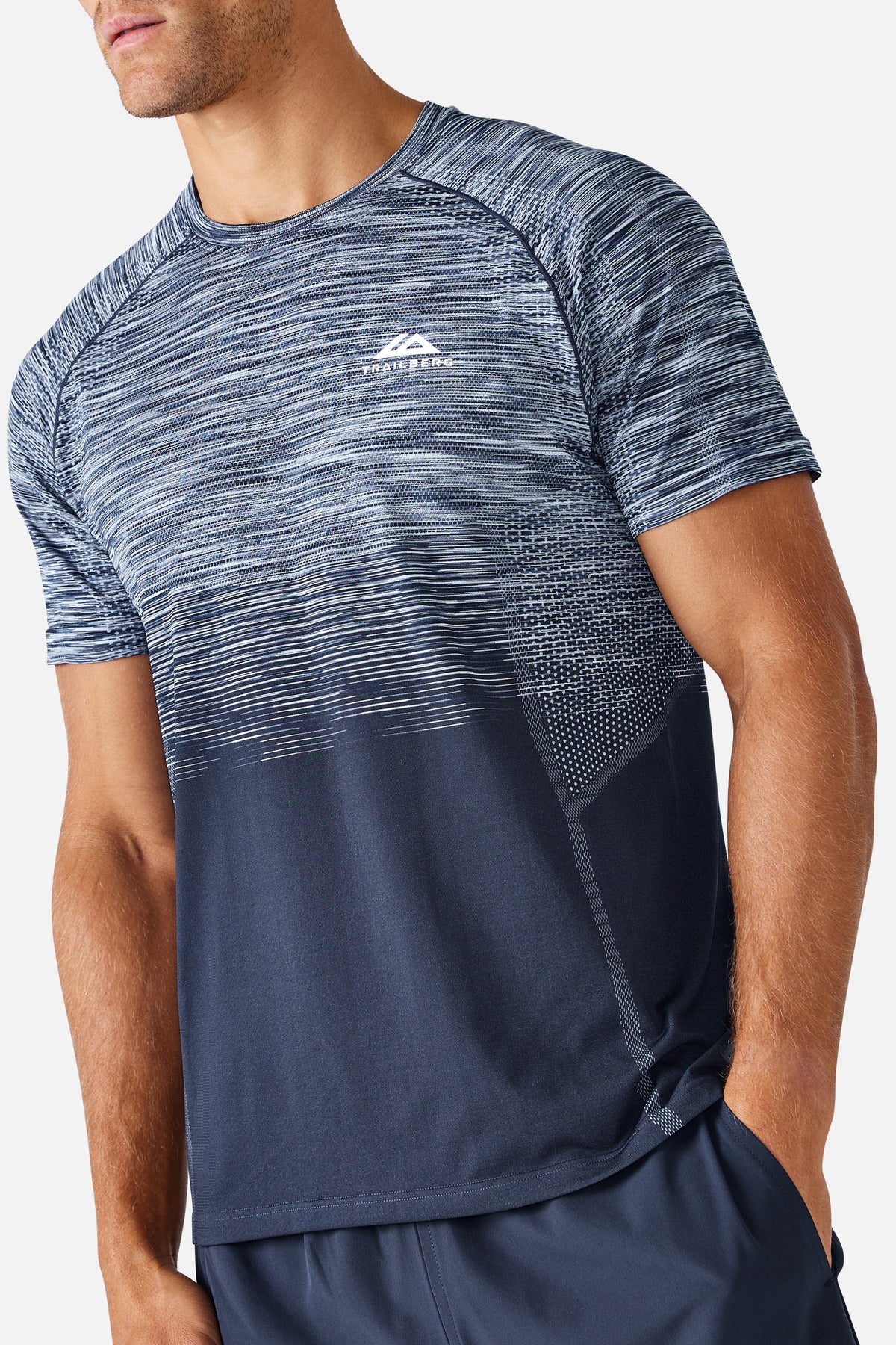 Arc Seamless 2.0 Tee - Shadowcore/Midnight Blue