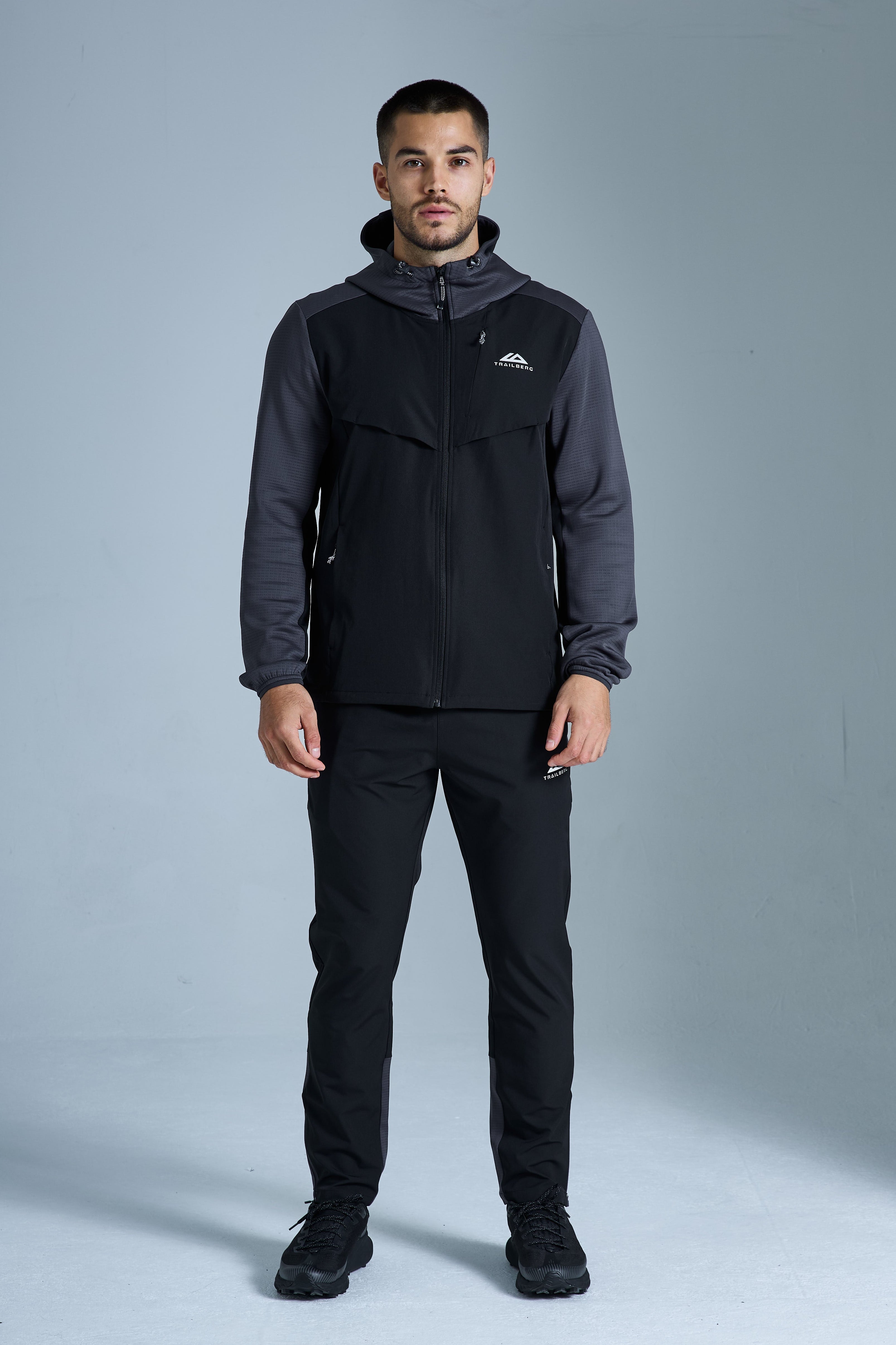 Rapid Dash 2.0 Tracksuit - Black/Volcano Grey
