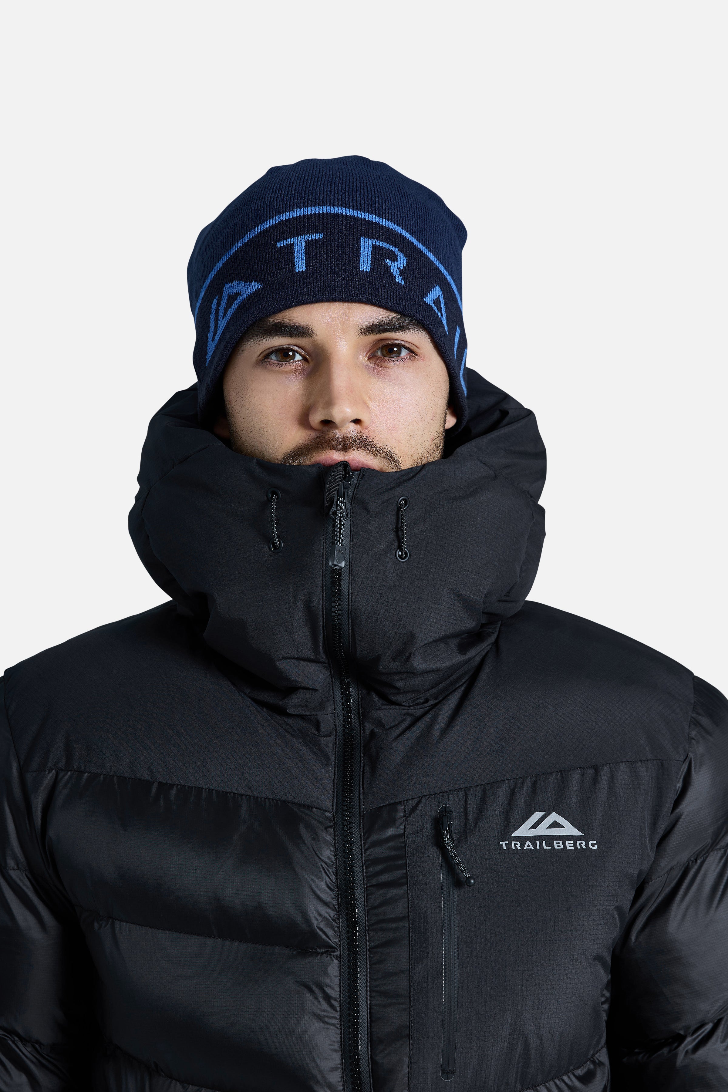Flint Beanie Hat - Navy Blue/Deep Ocean/Lakeside Blue