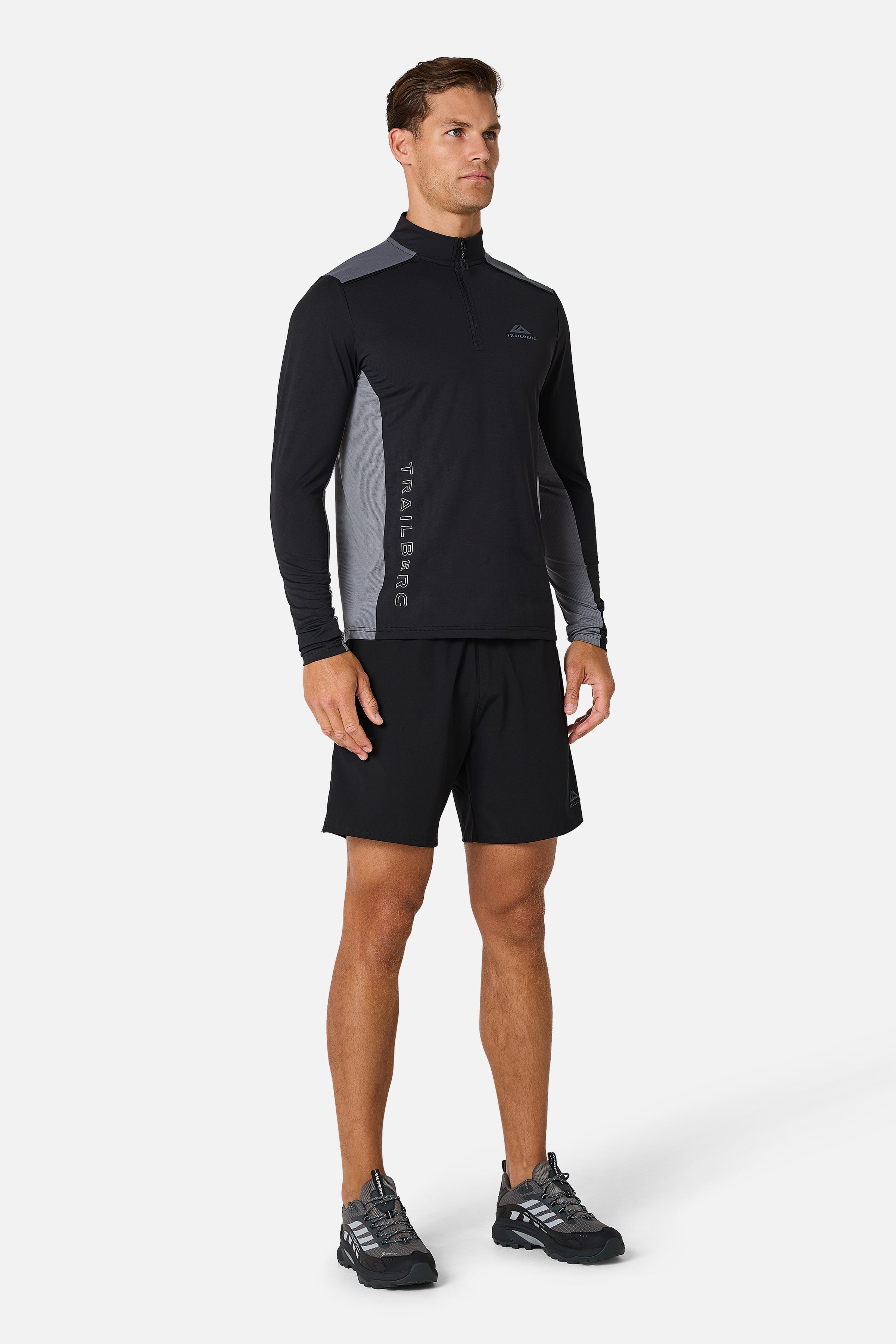 Triathlon Ultra 1/4 Zip Twinset - Black/Graphite Grey/Nightfall Grey
