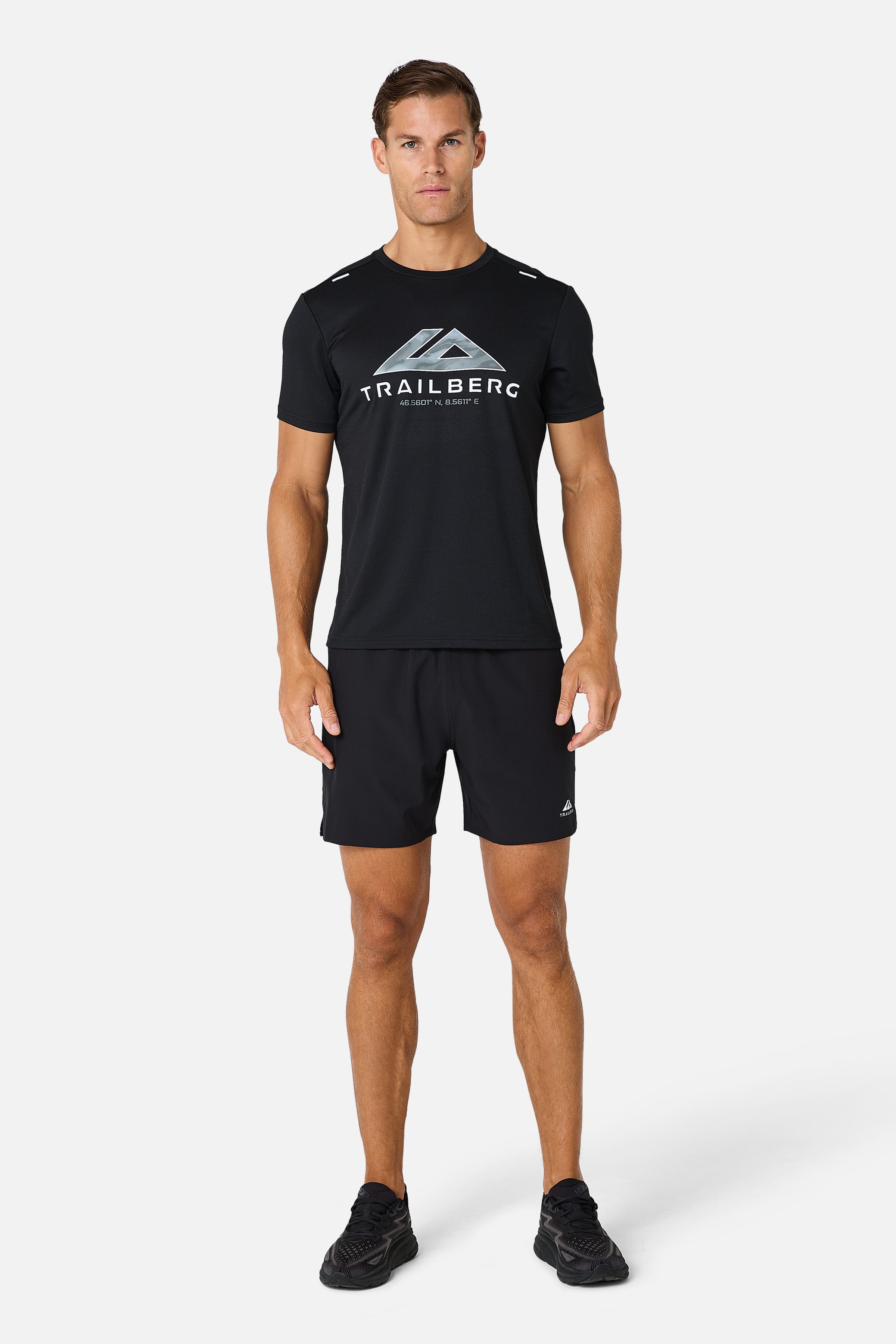 Blur Large Logo Tee - Black