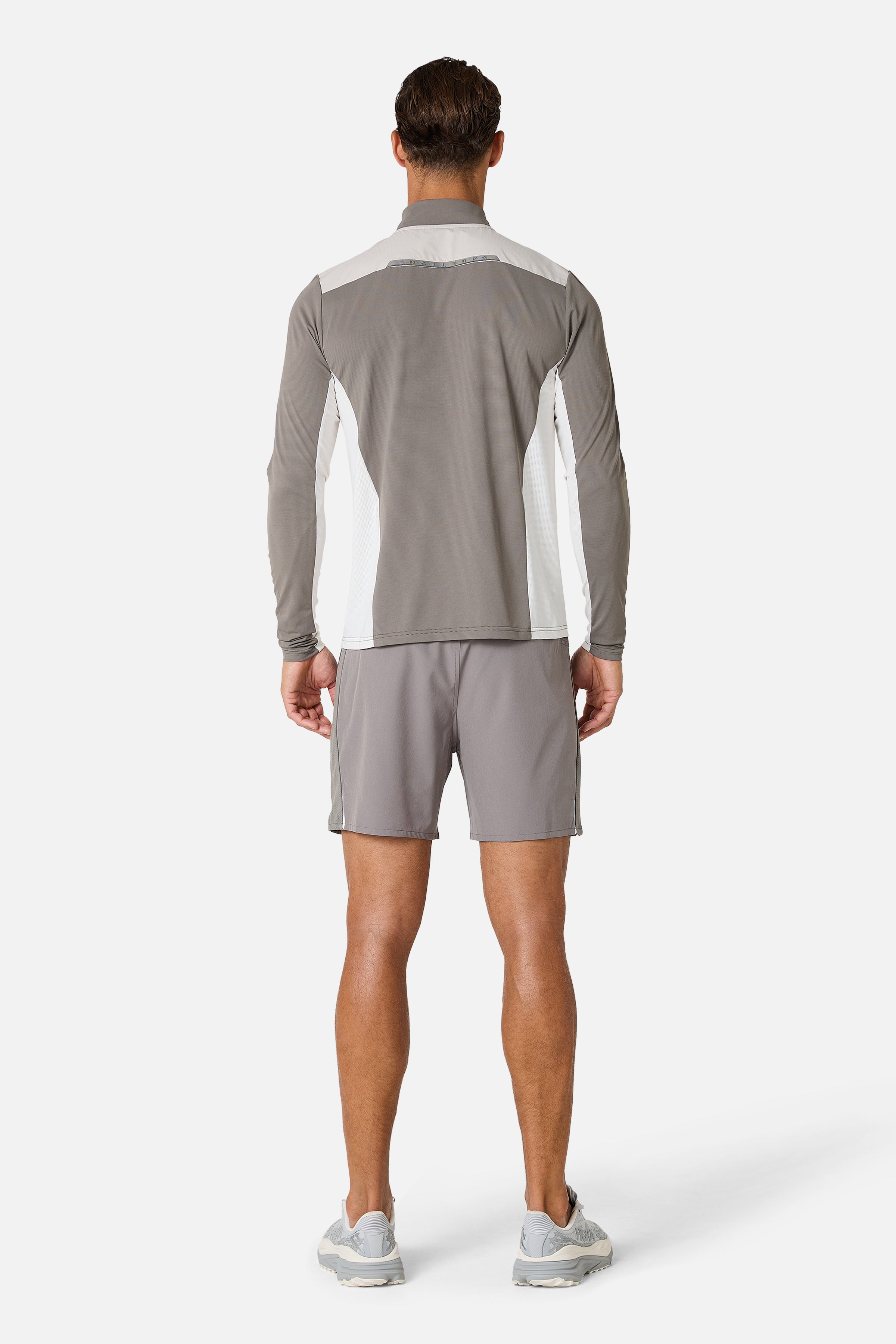 Triathlon Ultra Essentials 1/4 Zip Twinset - Mocha/Pebble Stone/Frosted Ridge