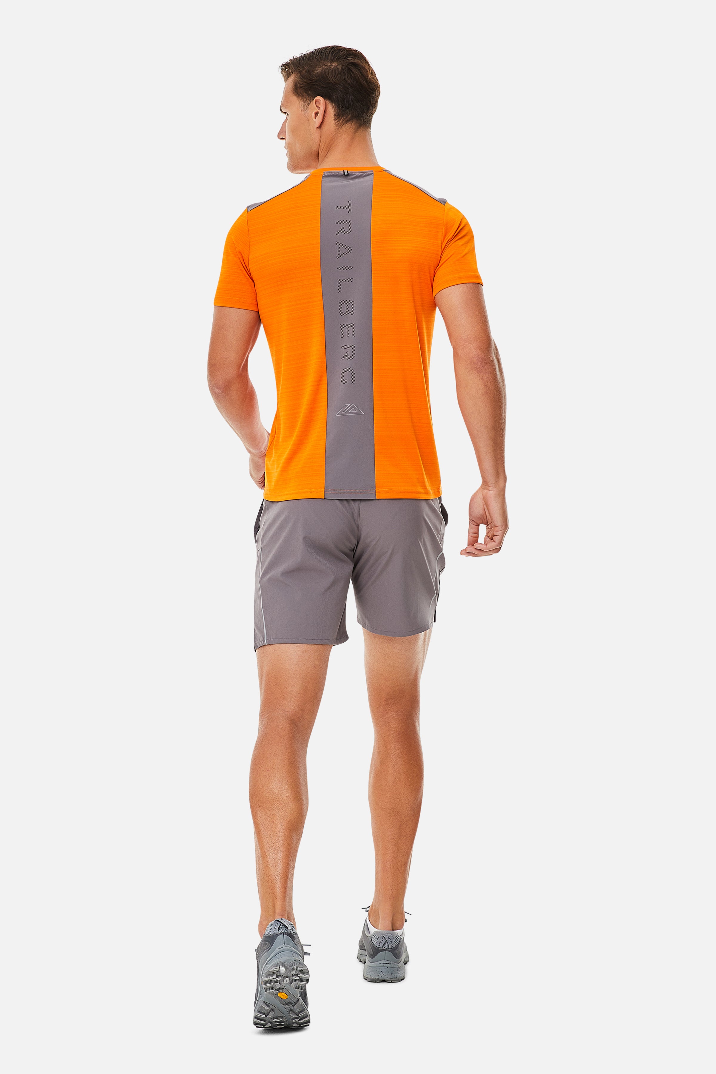 Cloud SS24 Tee - Orange/Grey