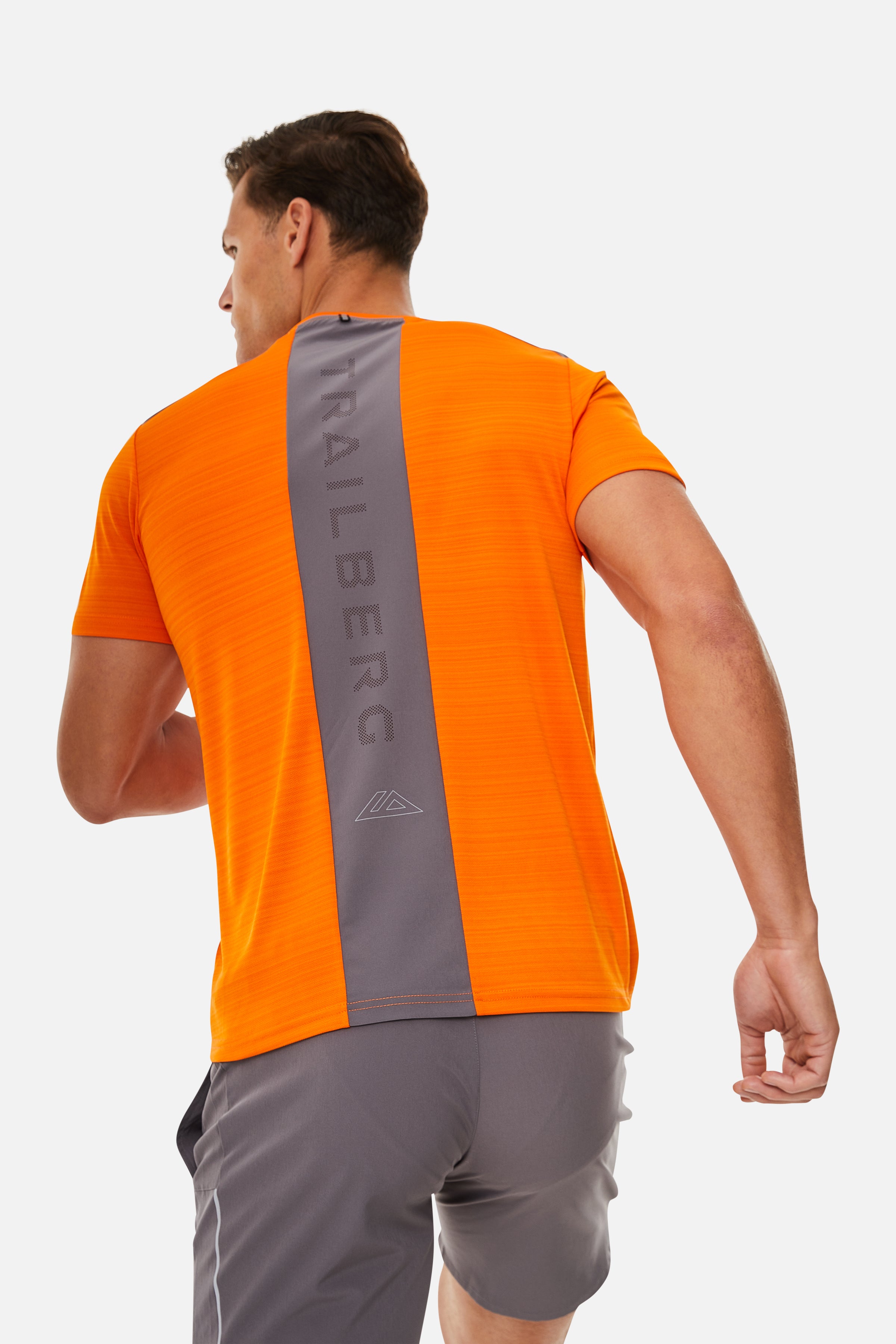 Cloud SS24 Tee - Orange/Grey