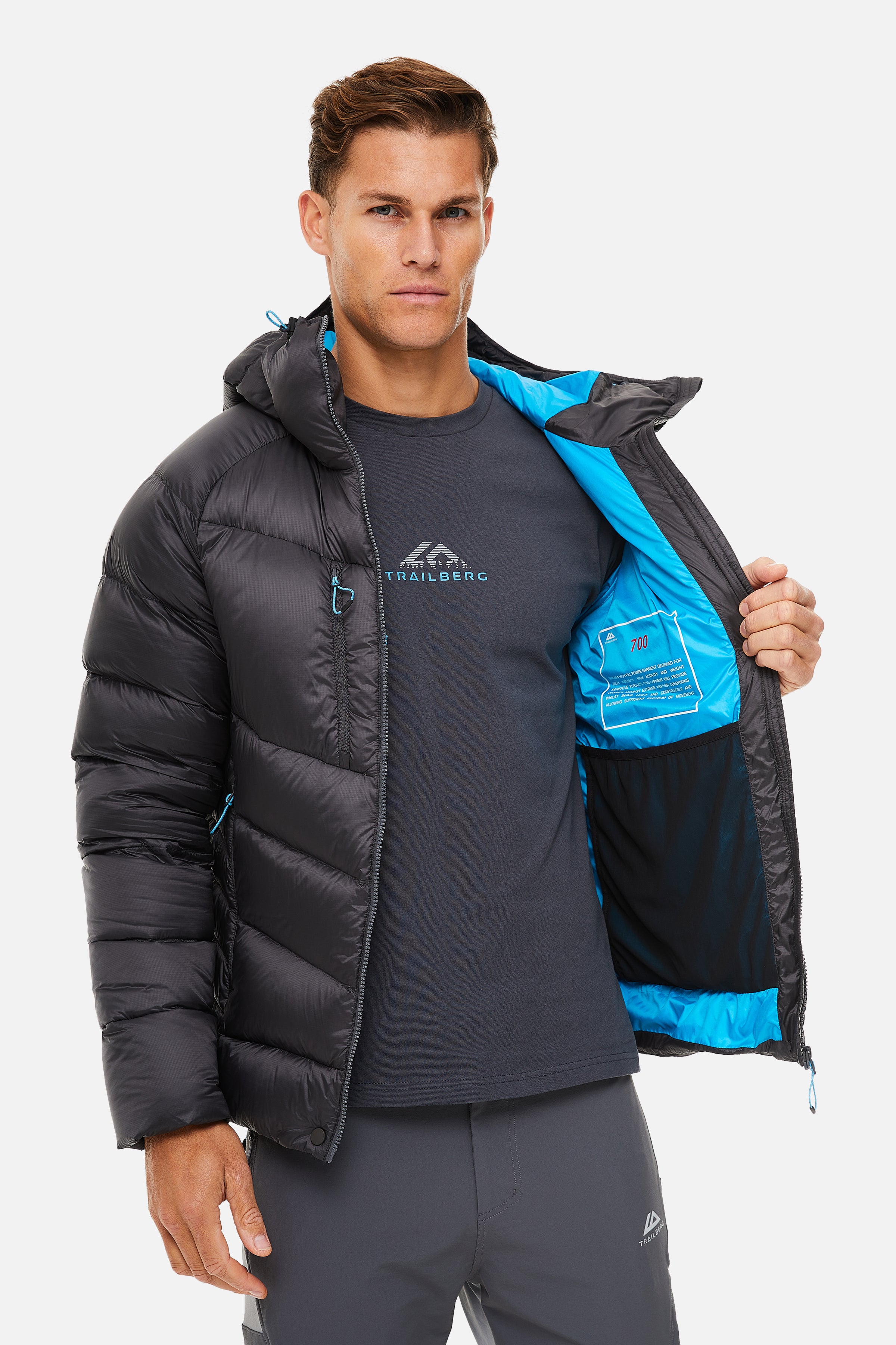 Blanc Puffer 700FP - Dark Grey