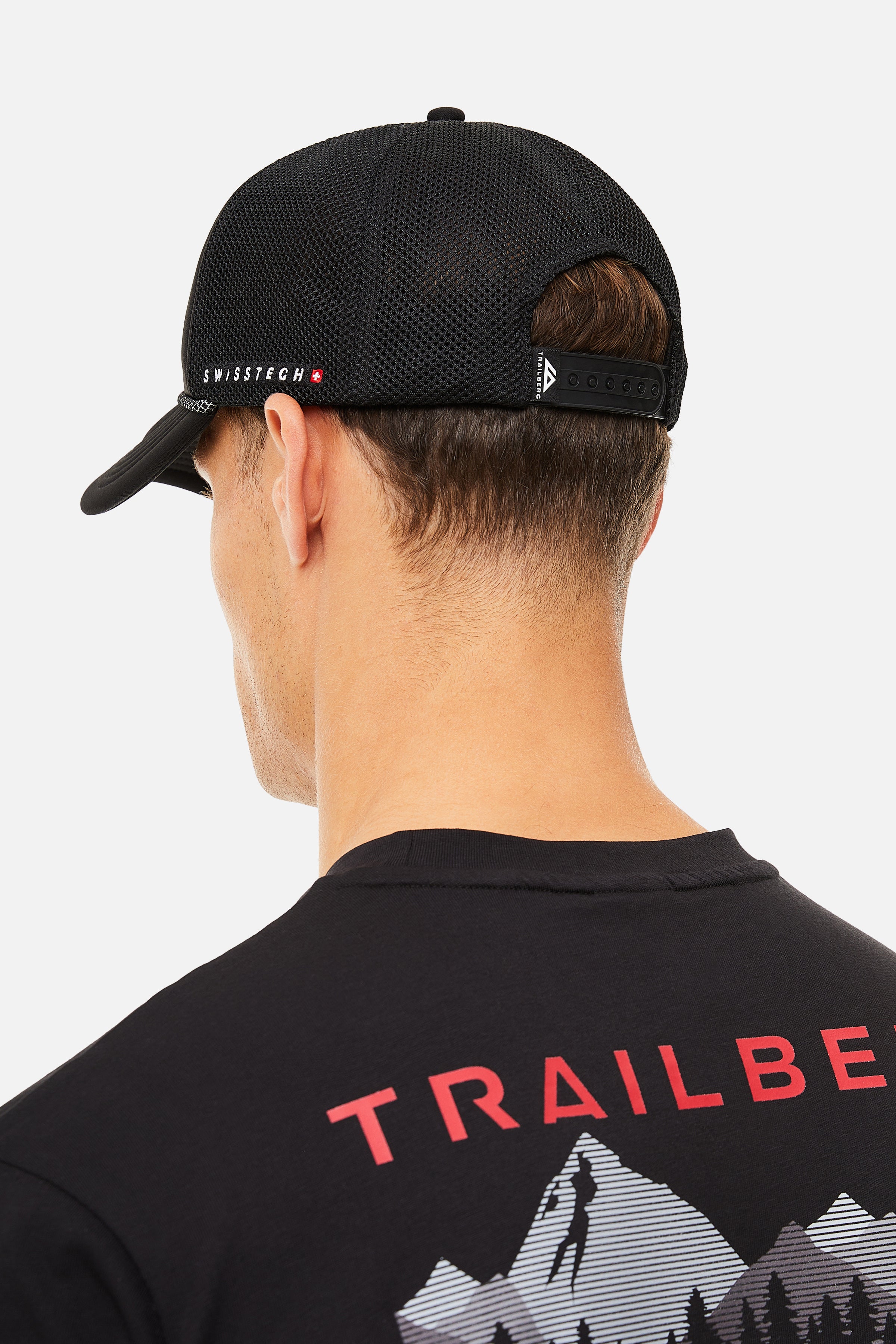 Tasman 5 Panel Trucker Cap - Black