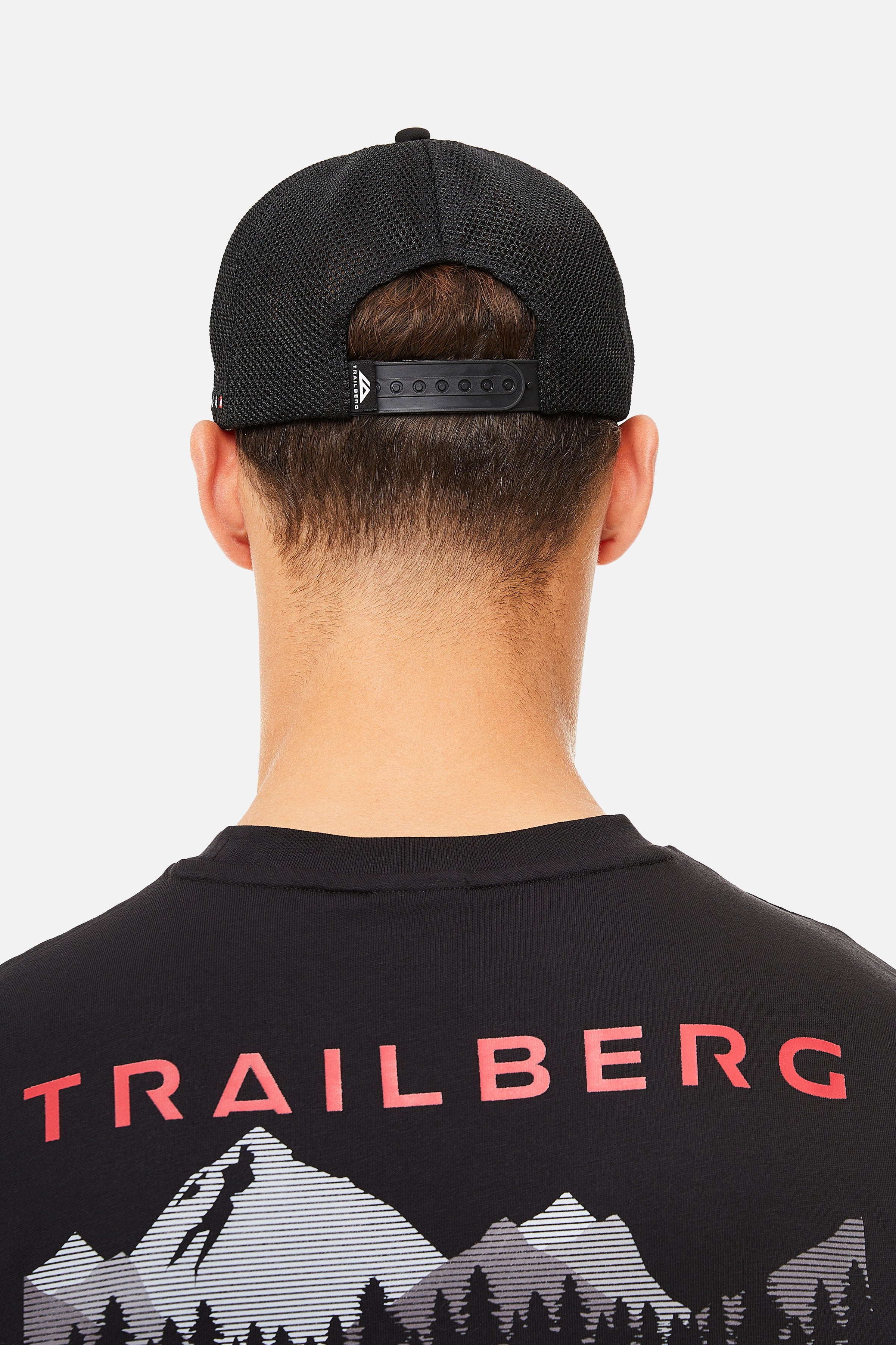 Tasman 5 Panel Trucker Cap - Black