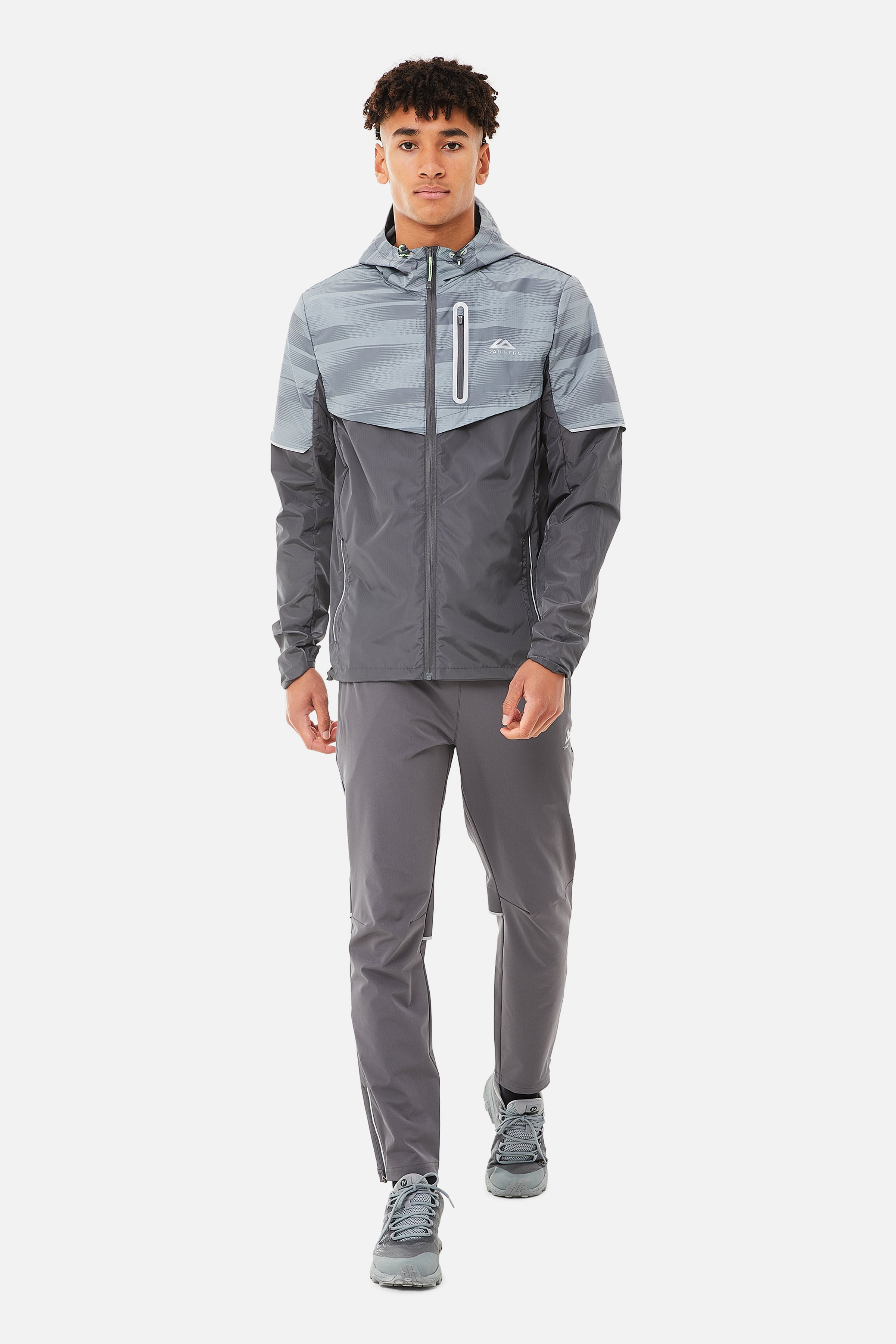Dimension Windbreaker - Light Grey/Grey