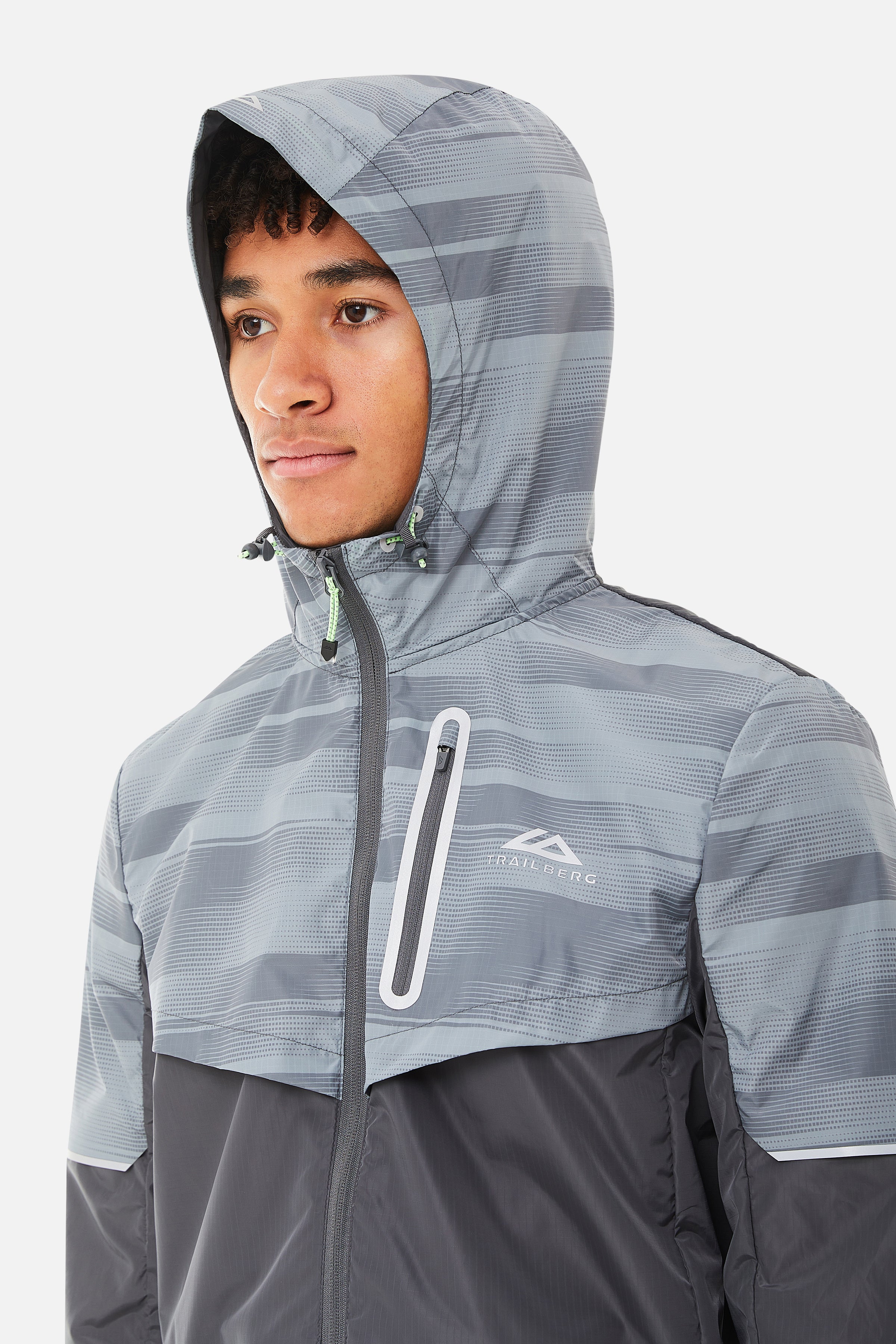 Dimension Windbreaker - Light Grey/Grey