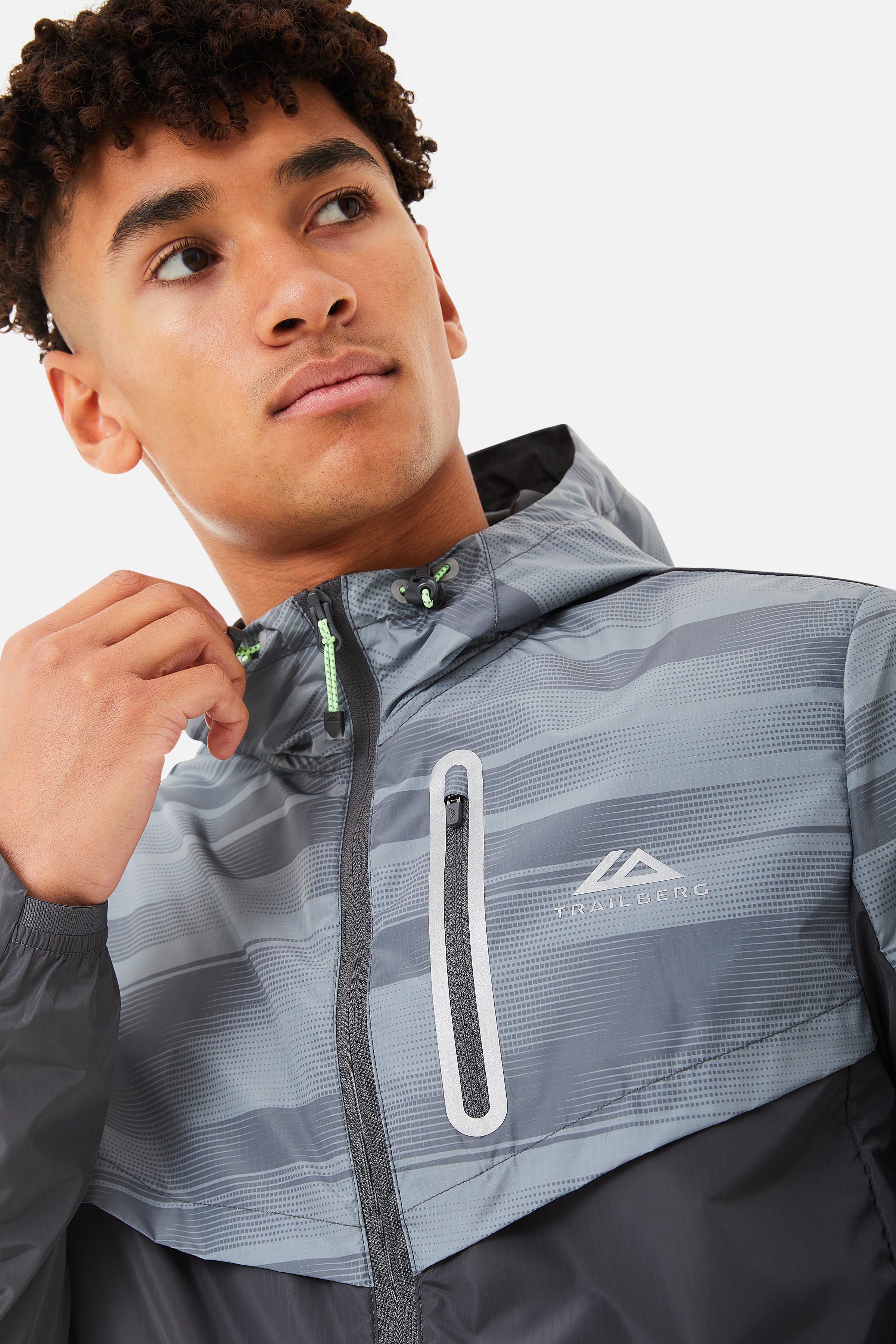 Dimension Windbreaker - Light Grey/Grey