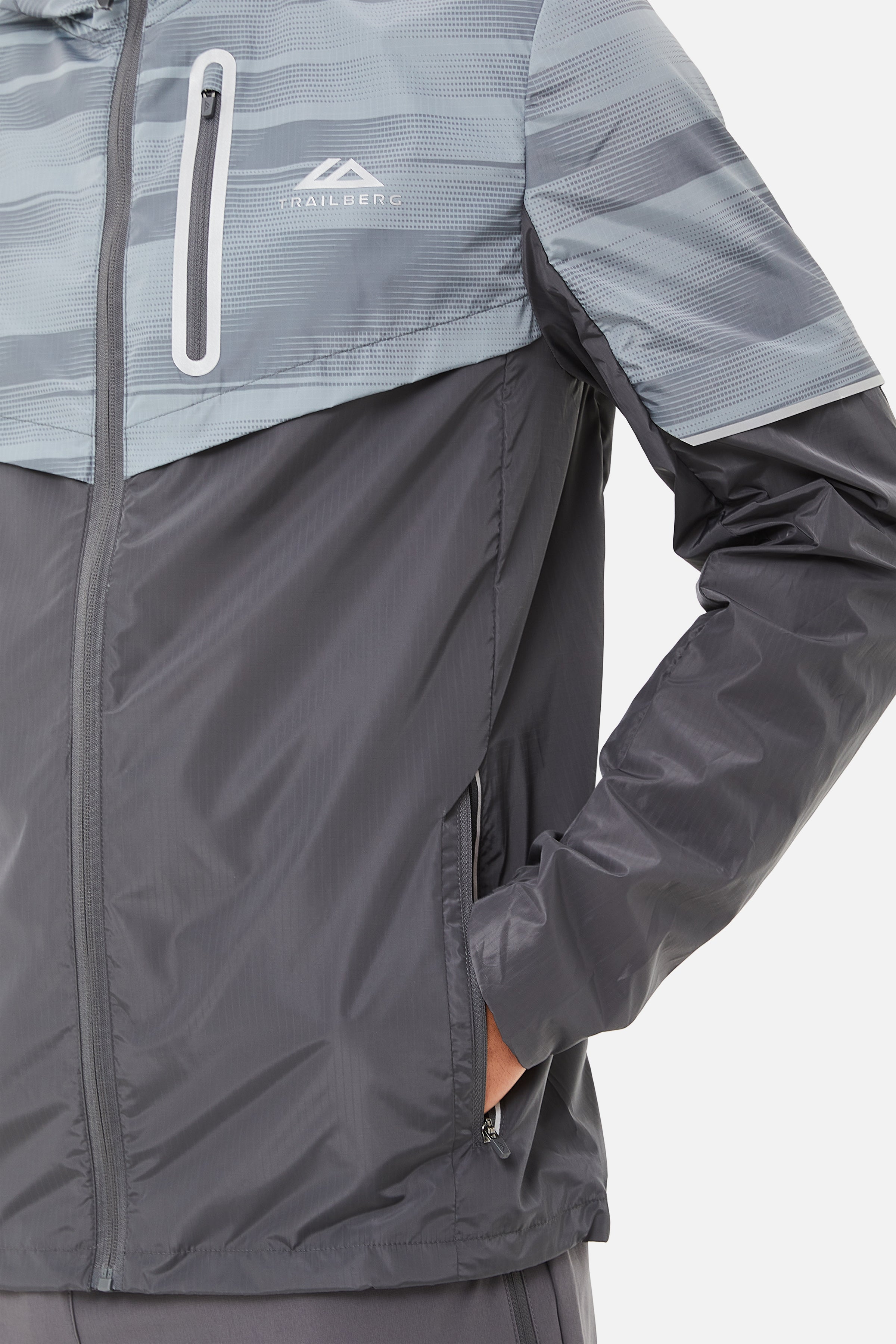 Dimension Windbreaker - Light Grey/Grey