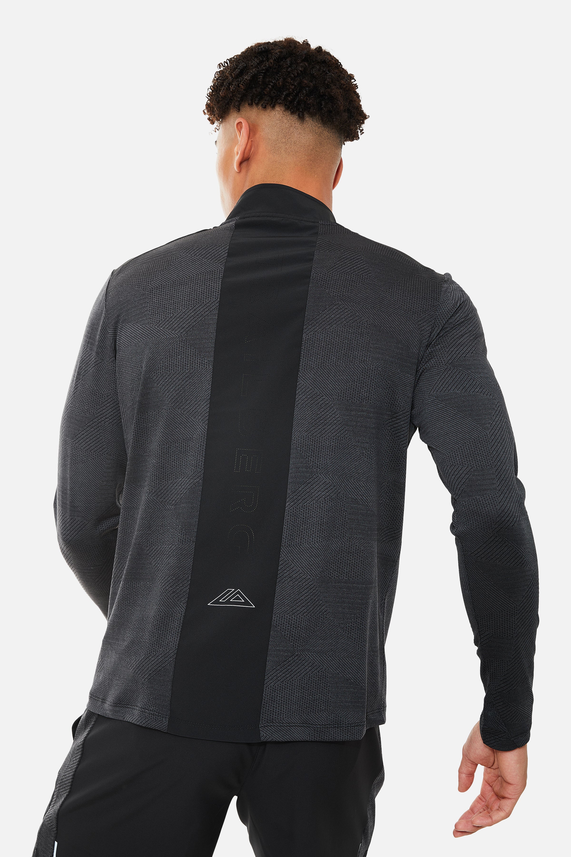 Dimension Quarter Zip - Black/Grey