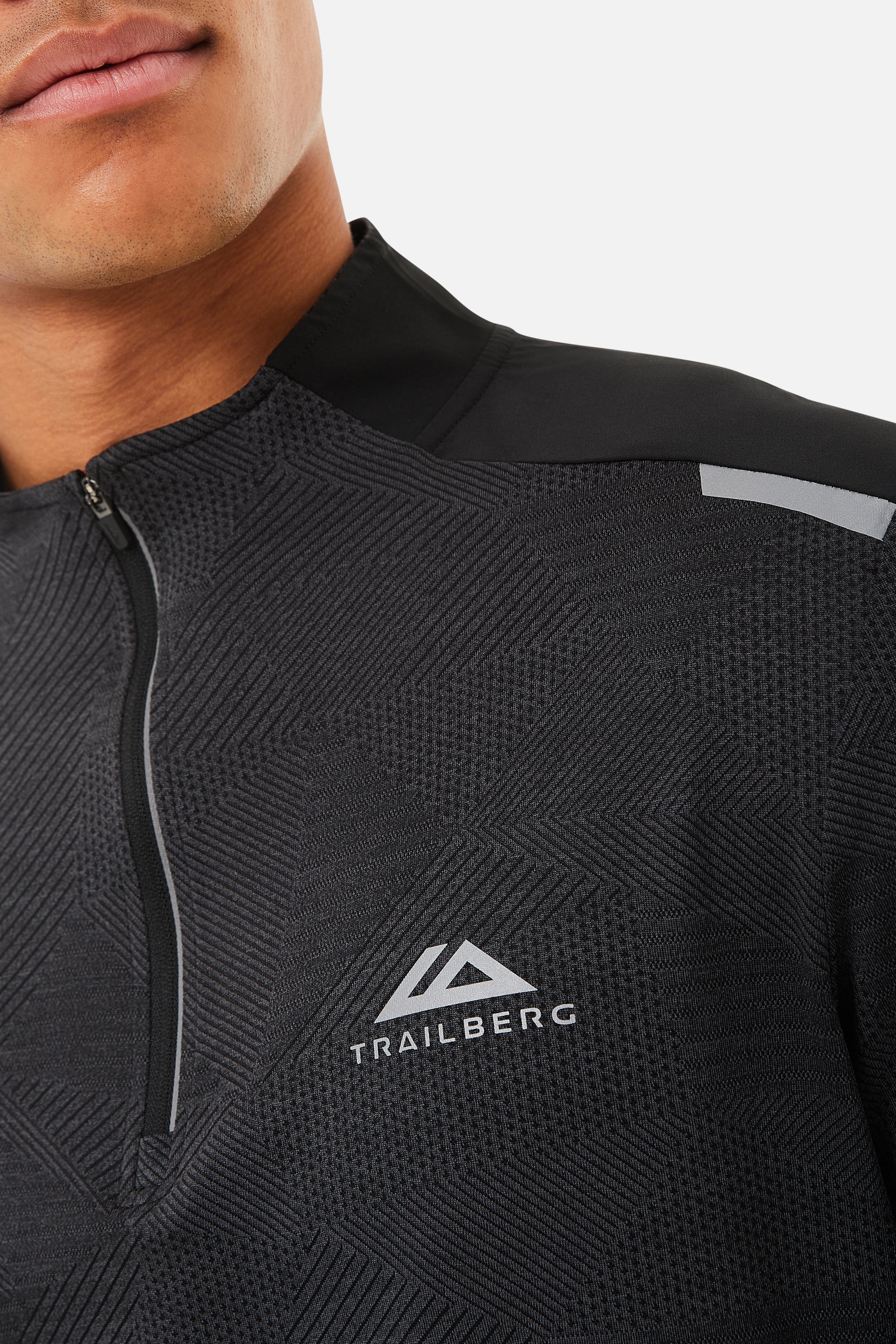 Dimension Quarter Zip - Black/Grey