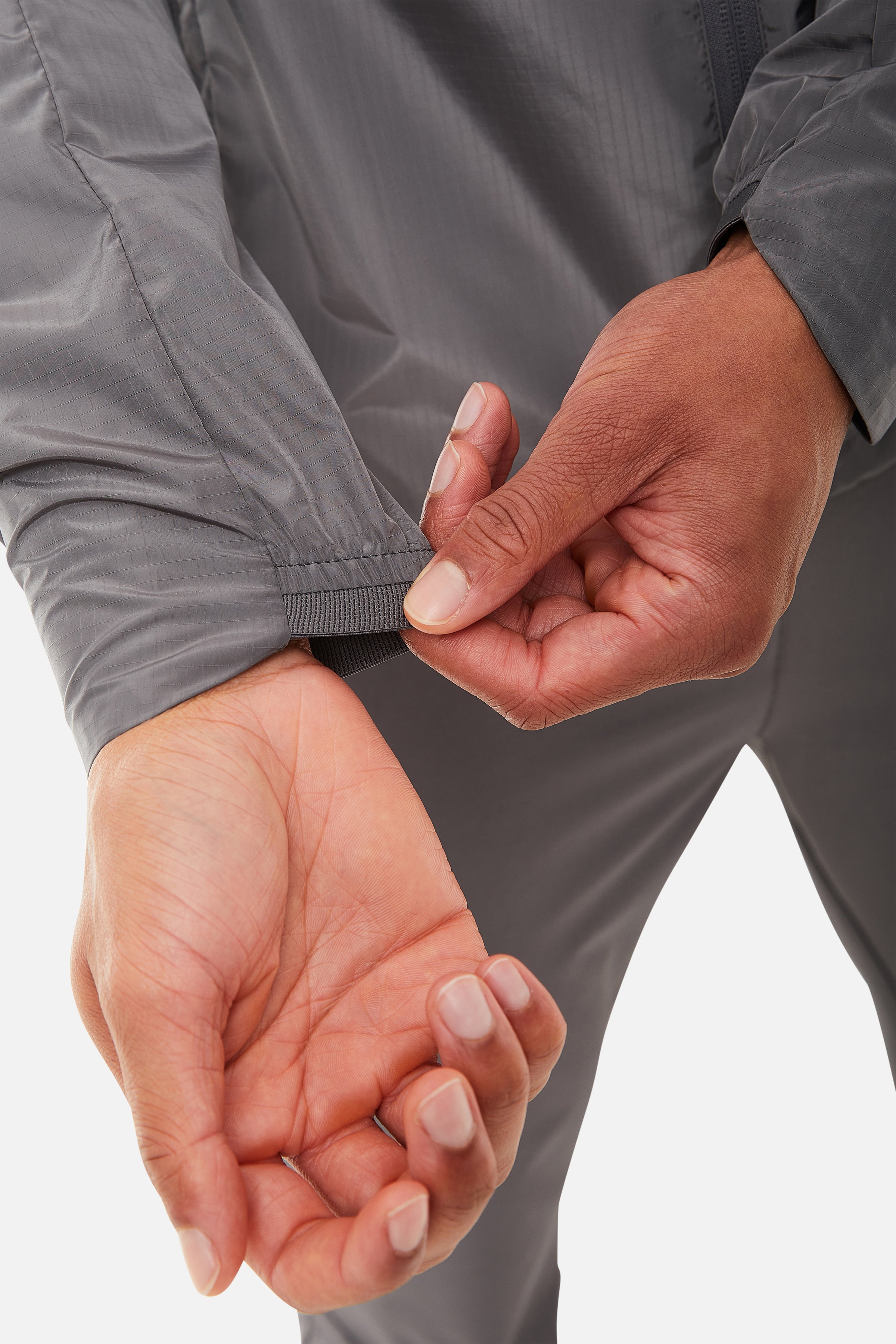 Dimension Windbreaker - Orange/Grey