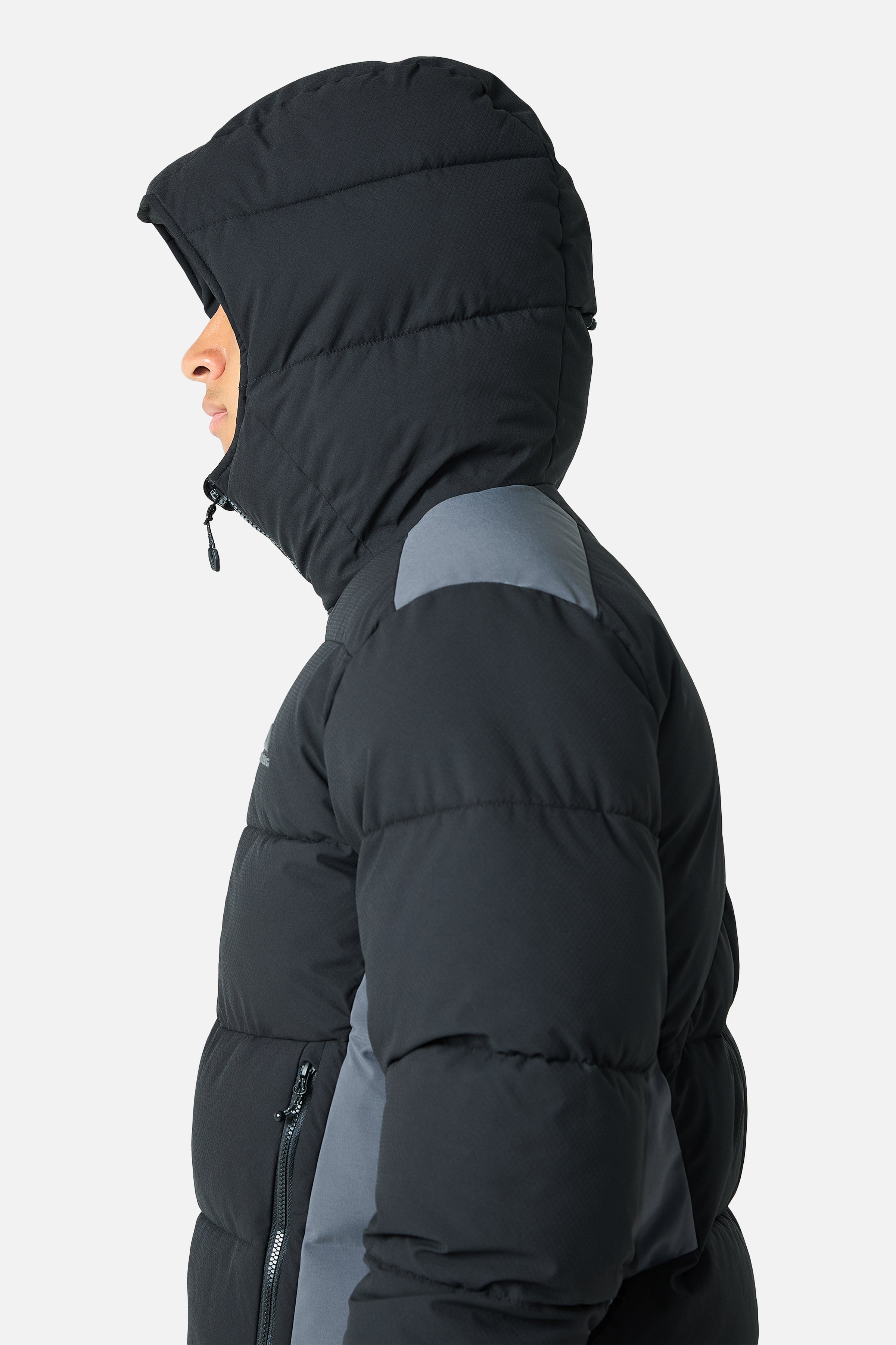 Triathlon Ultra Insulated Jacket - Black/Volcano Grey