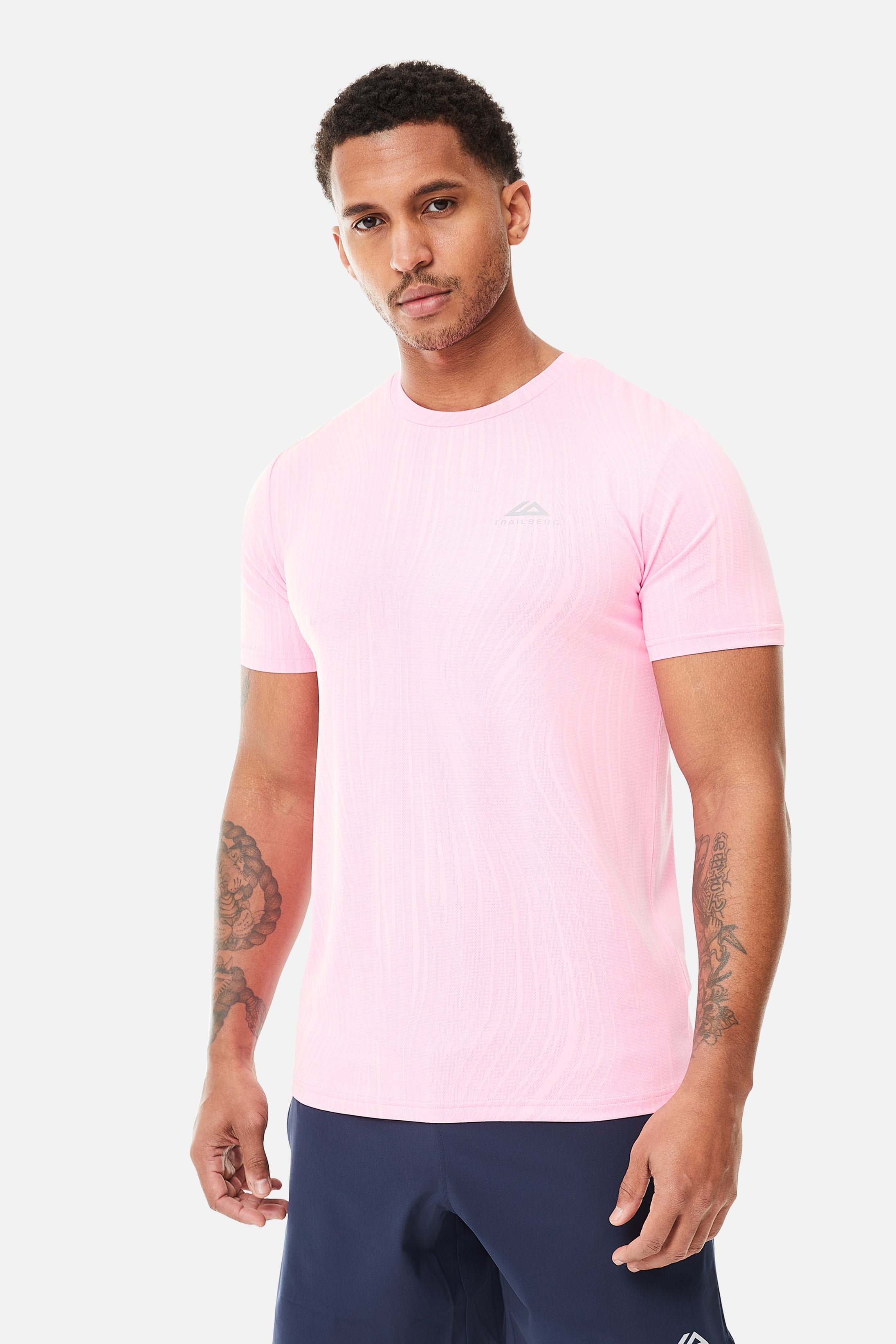 Vertex Jacquard Tee - Candy Cotton/Sugar Plum
