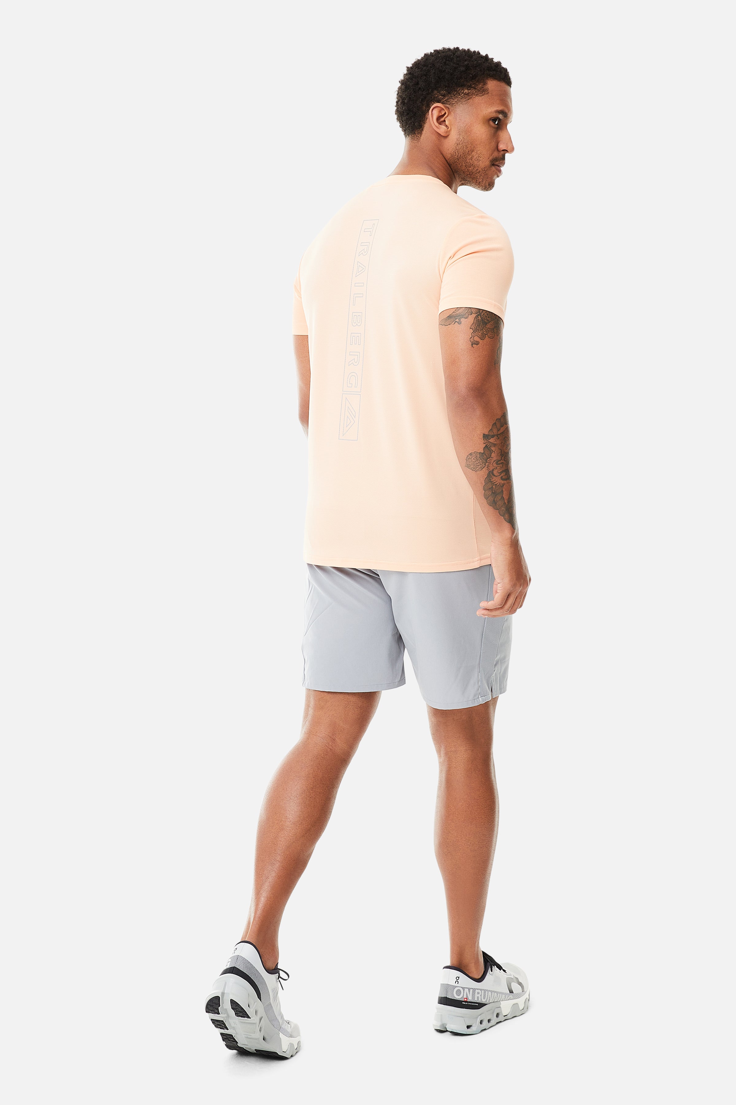 Crest Tee - Peach Nectar