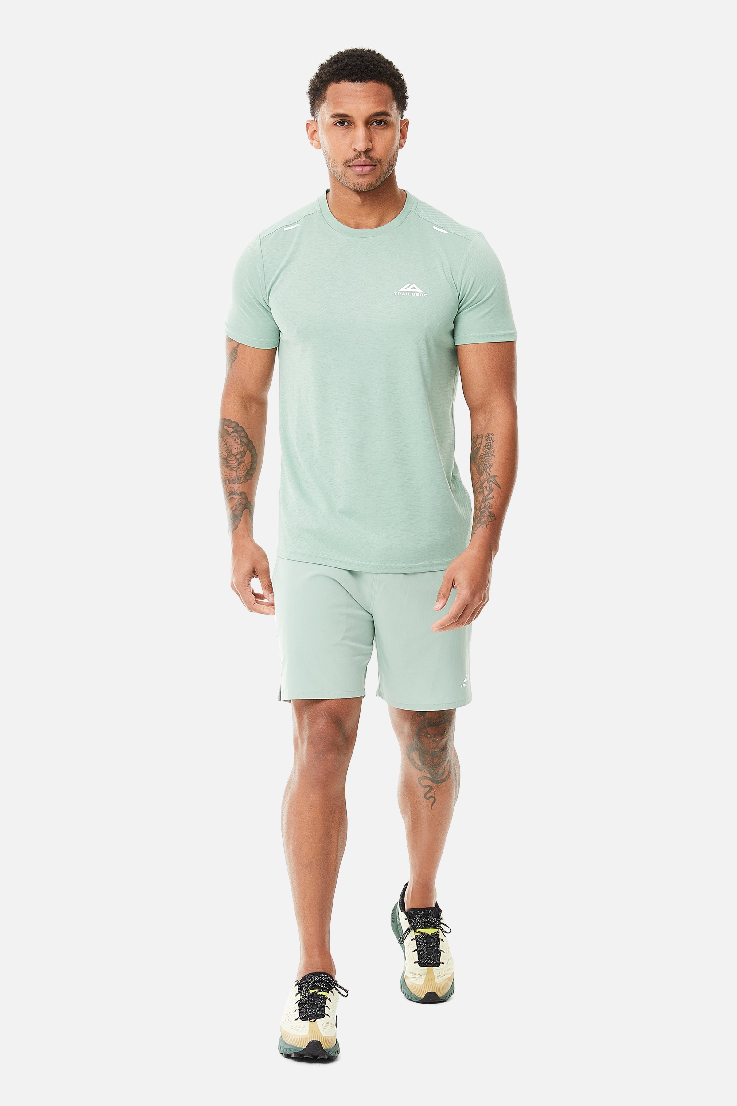 Crest Tee - Olive Green