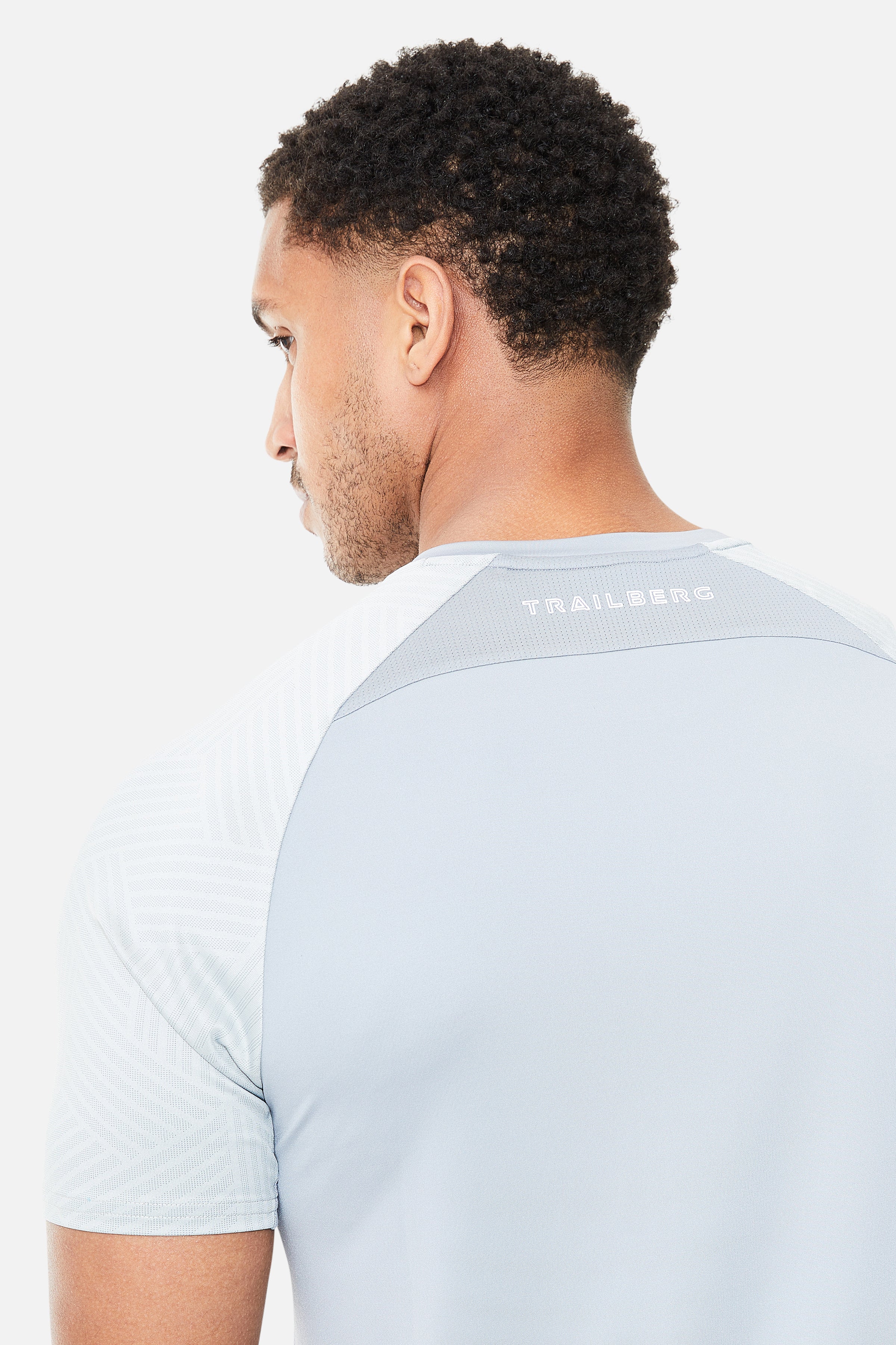 Axis Jacquard Tee - Frosted Fog