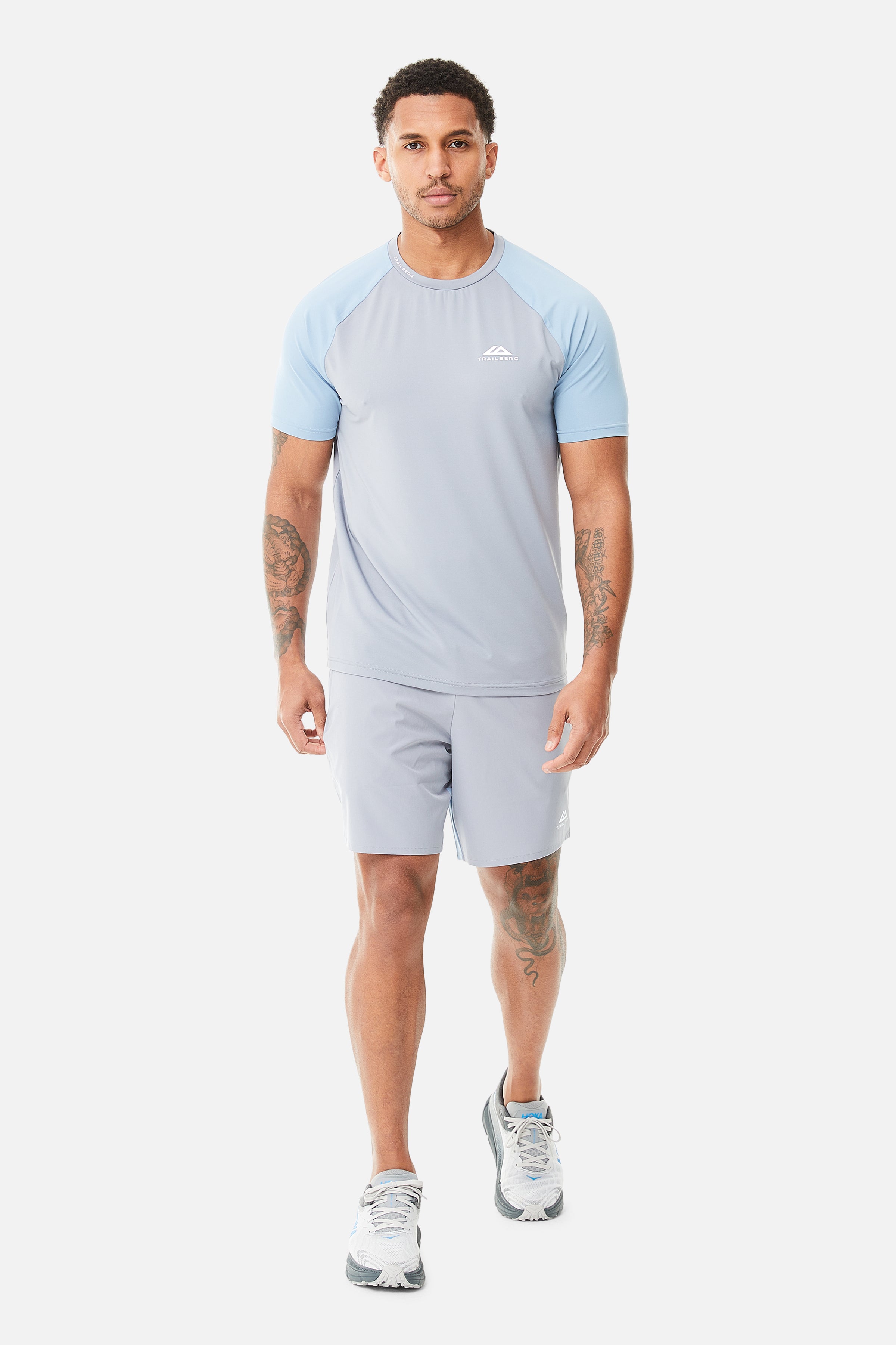 Aperture Tee - Cloud Haze/Washed Indigo