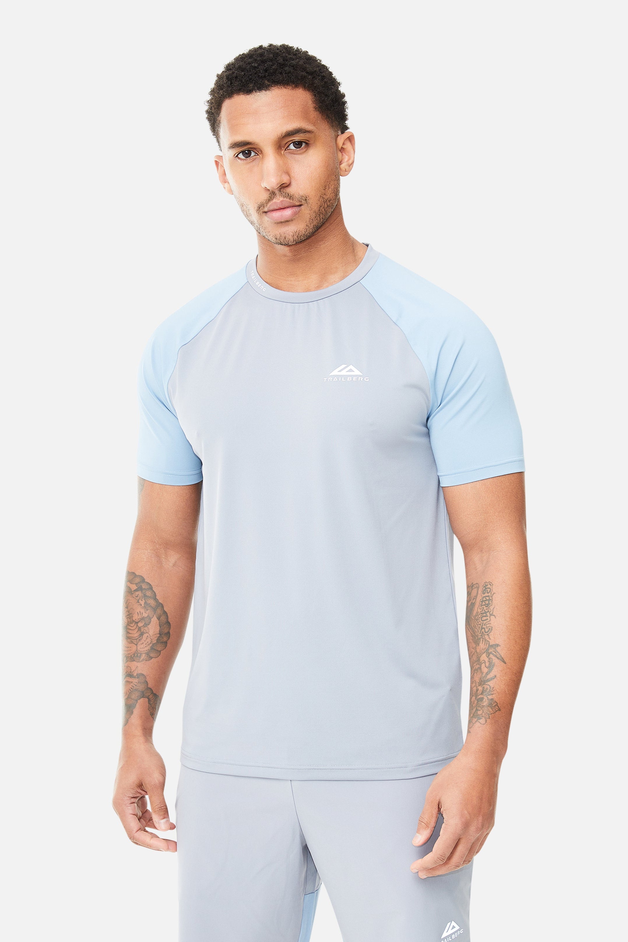 Aperture Tee - Cloud Haze/Washed Indigo