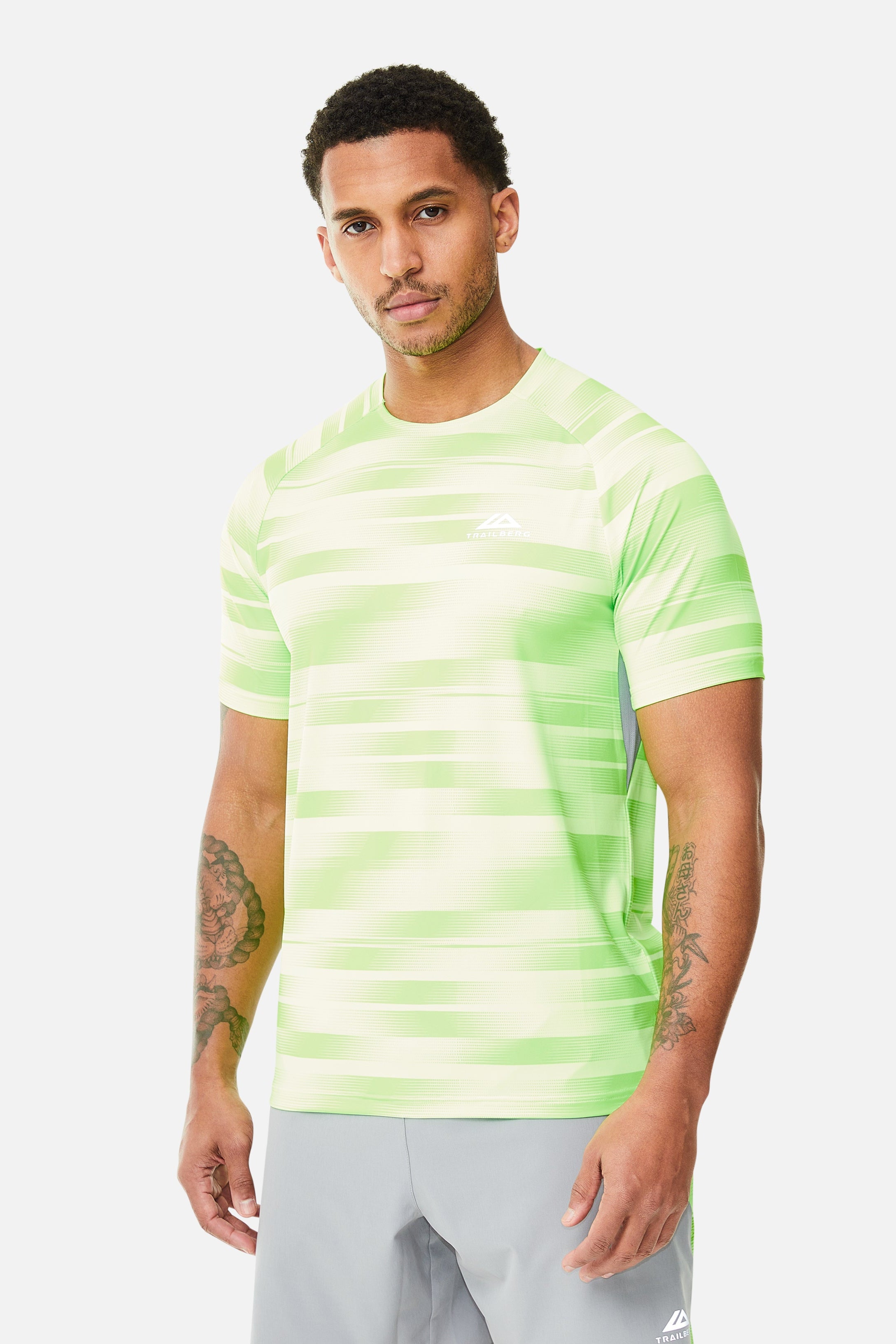 Dimension 2.0 Tee - Neon Lime/Vivid Green/Moon Grey