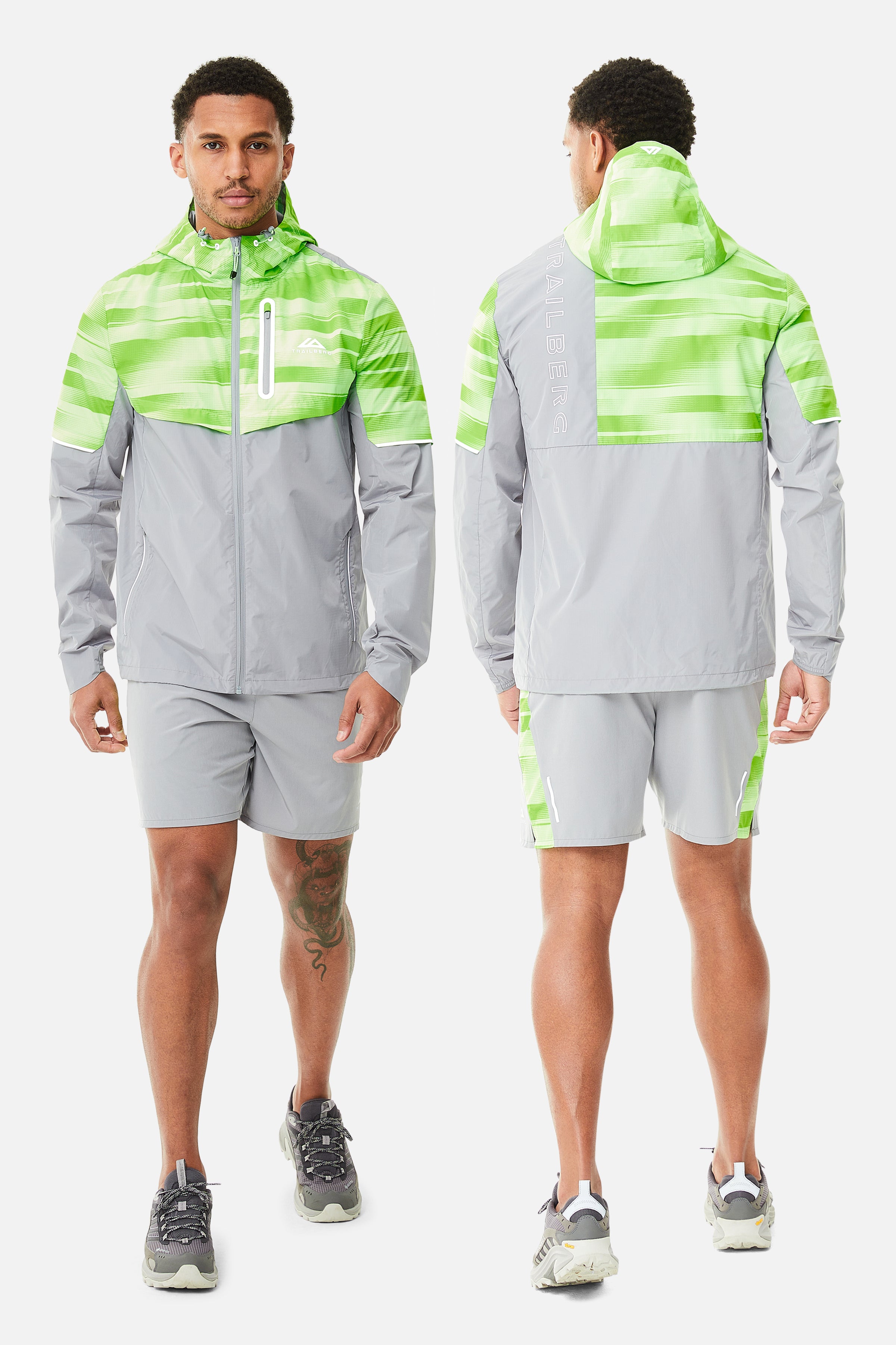 Dimension 2.0 Windset - Moon Grey/Neon Lime/Vivid Green