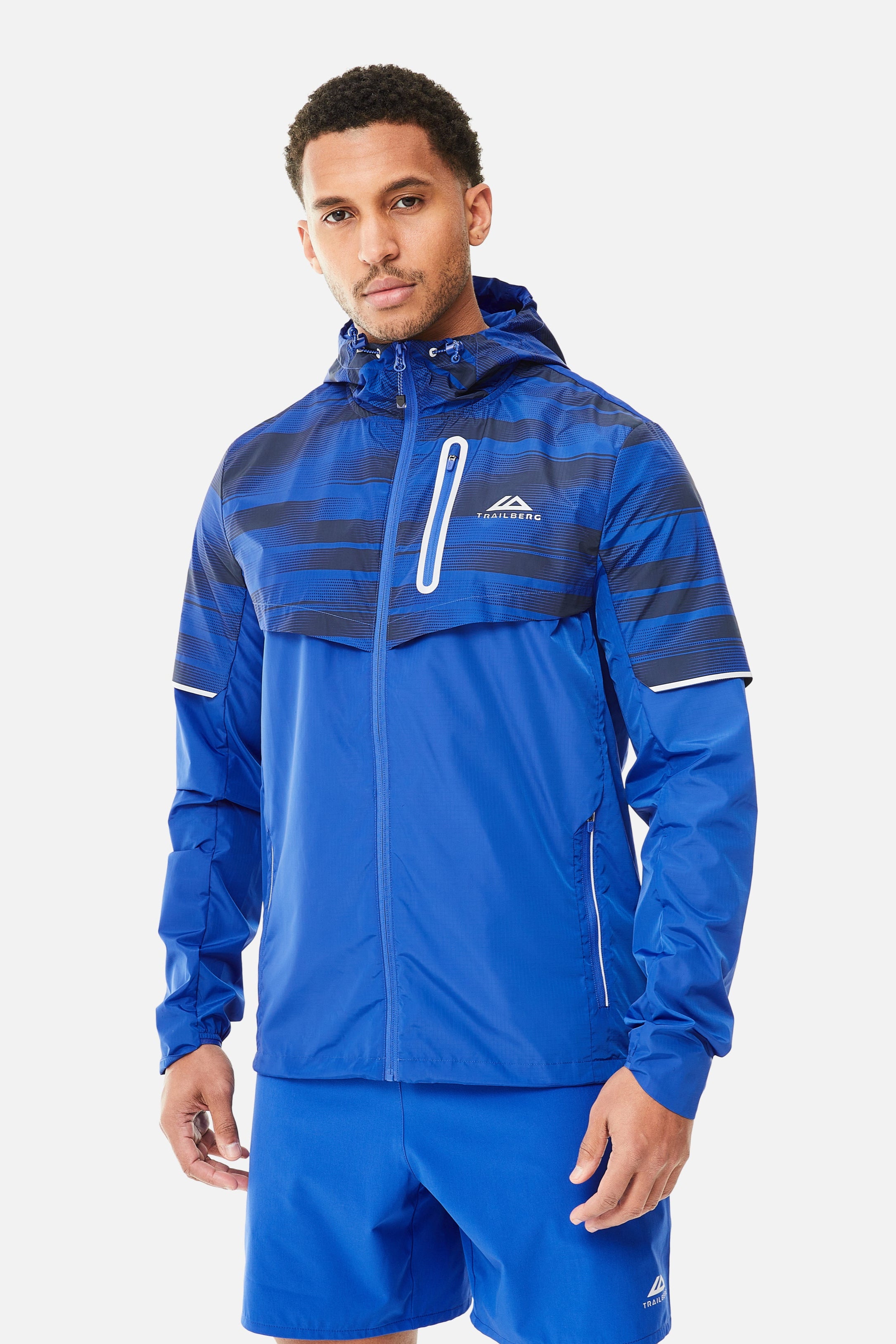 Dimension 2.0 Windbreaker - Twilight Haze/Navy Blue