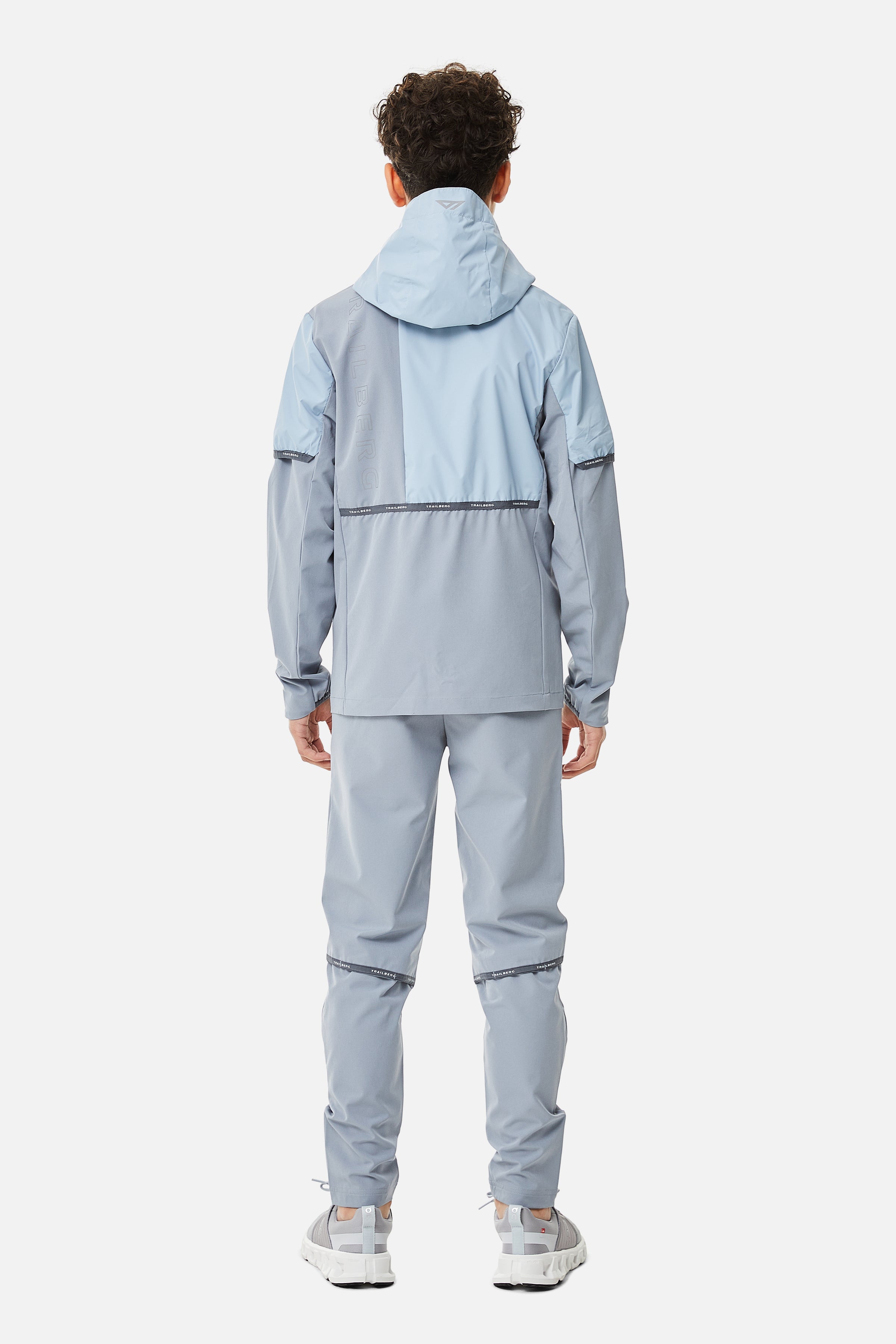 Boys Vertigo Tape Hood - Cloud Haze/Blue Frost