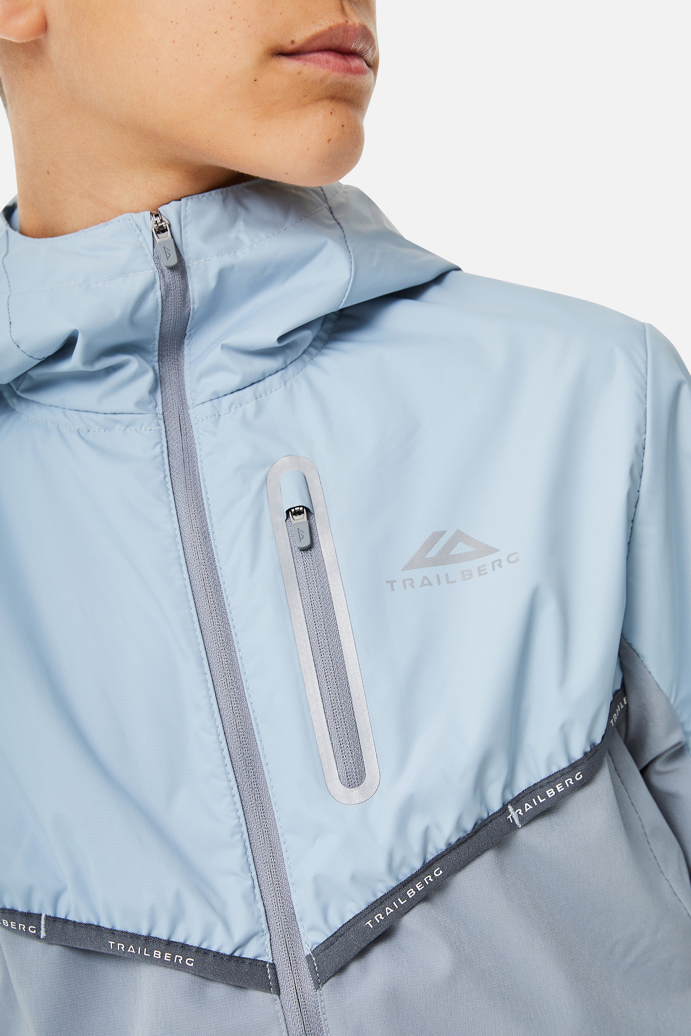 Boys Vertigo Tape Tracksuit - Cloud Haze