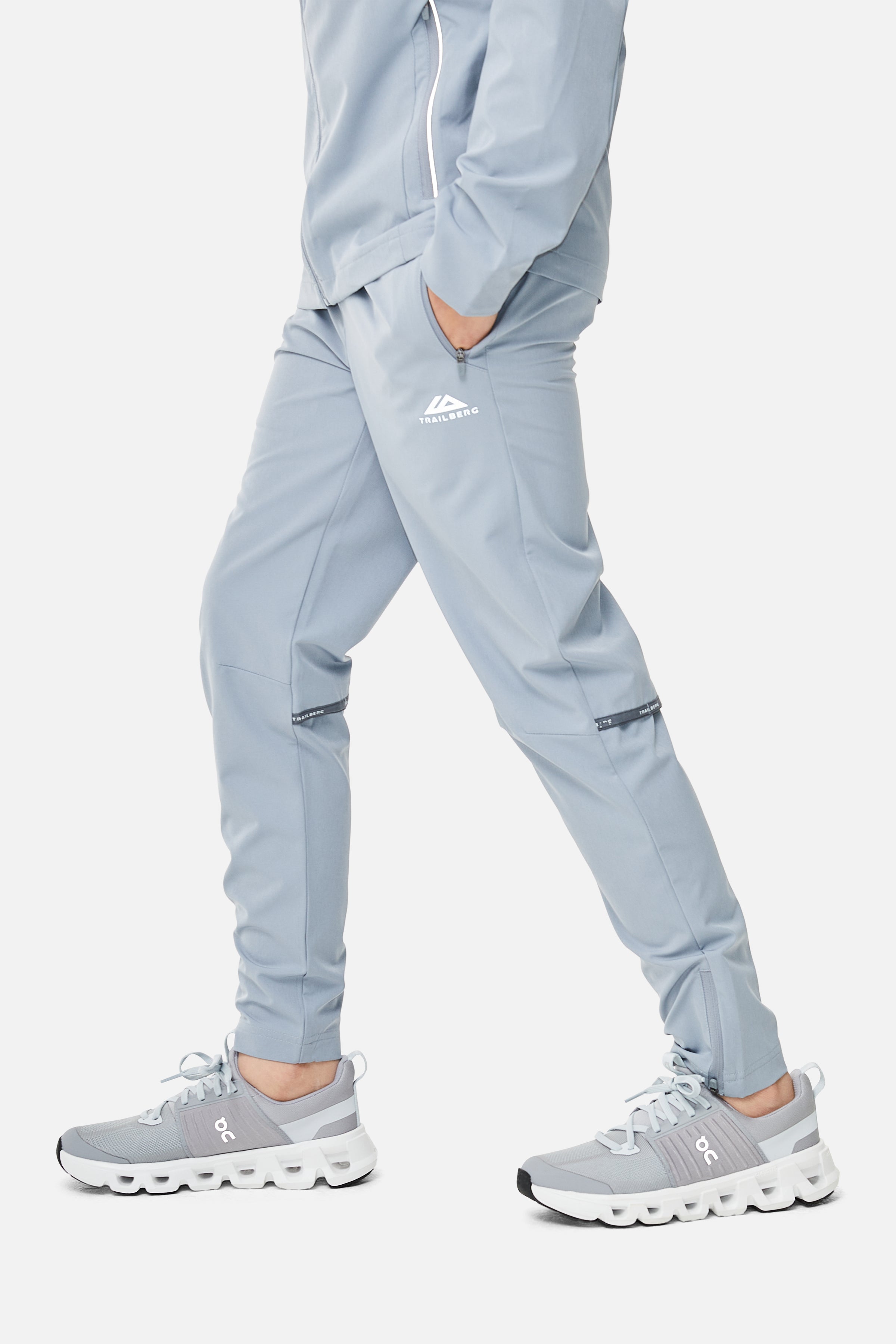 Boys Vertigo Tape Pant - Cloud Haze/Blue Frost