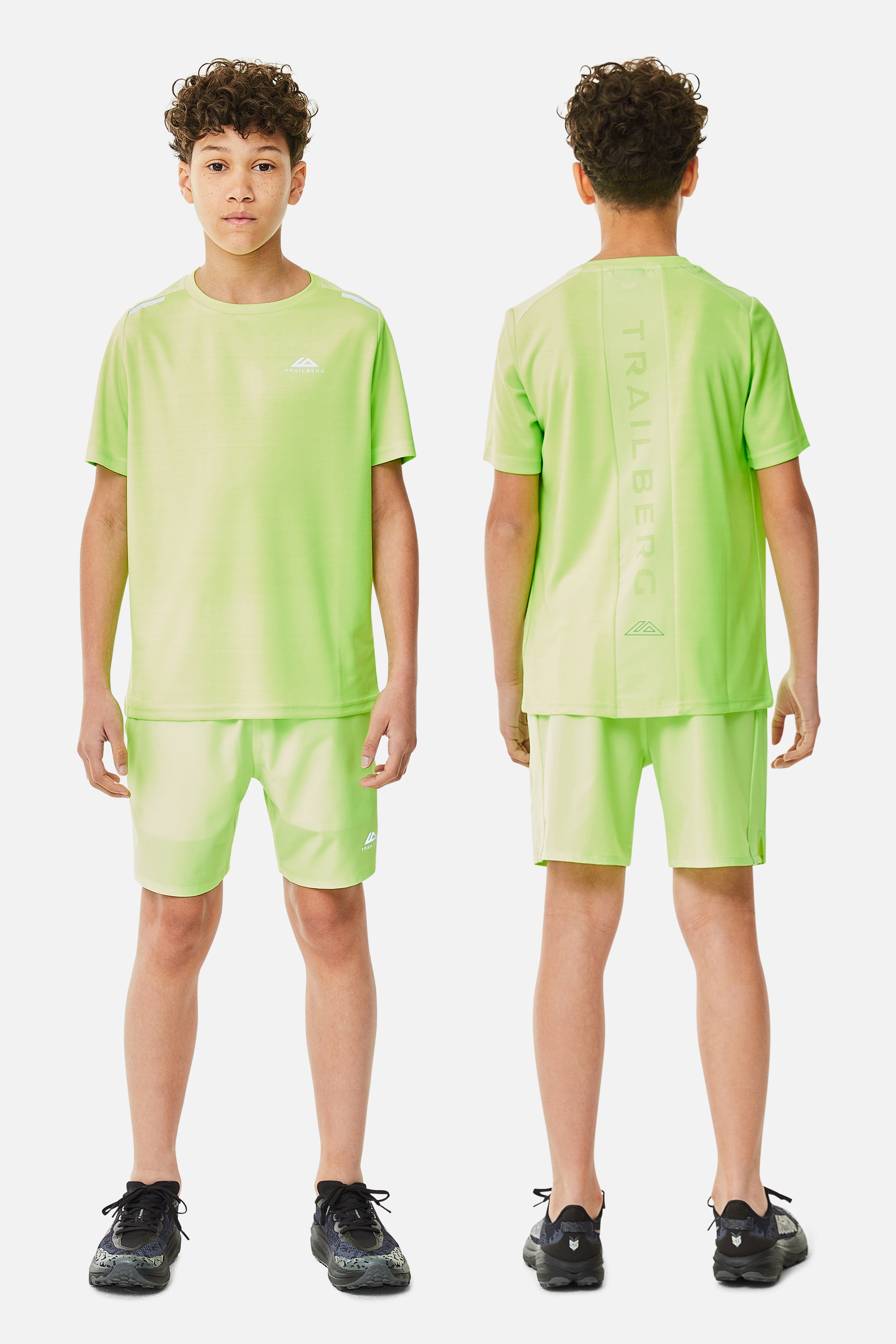 Boys Cloud Essentials Twinset - Neon Lime